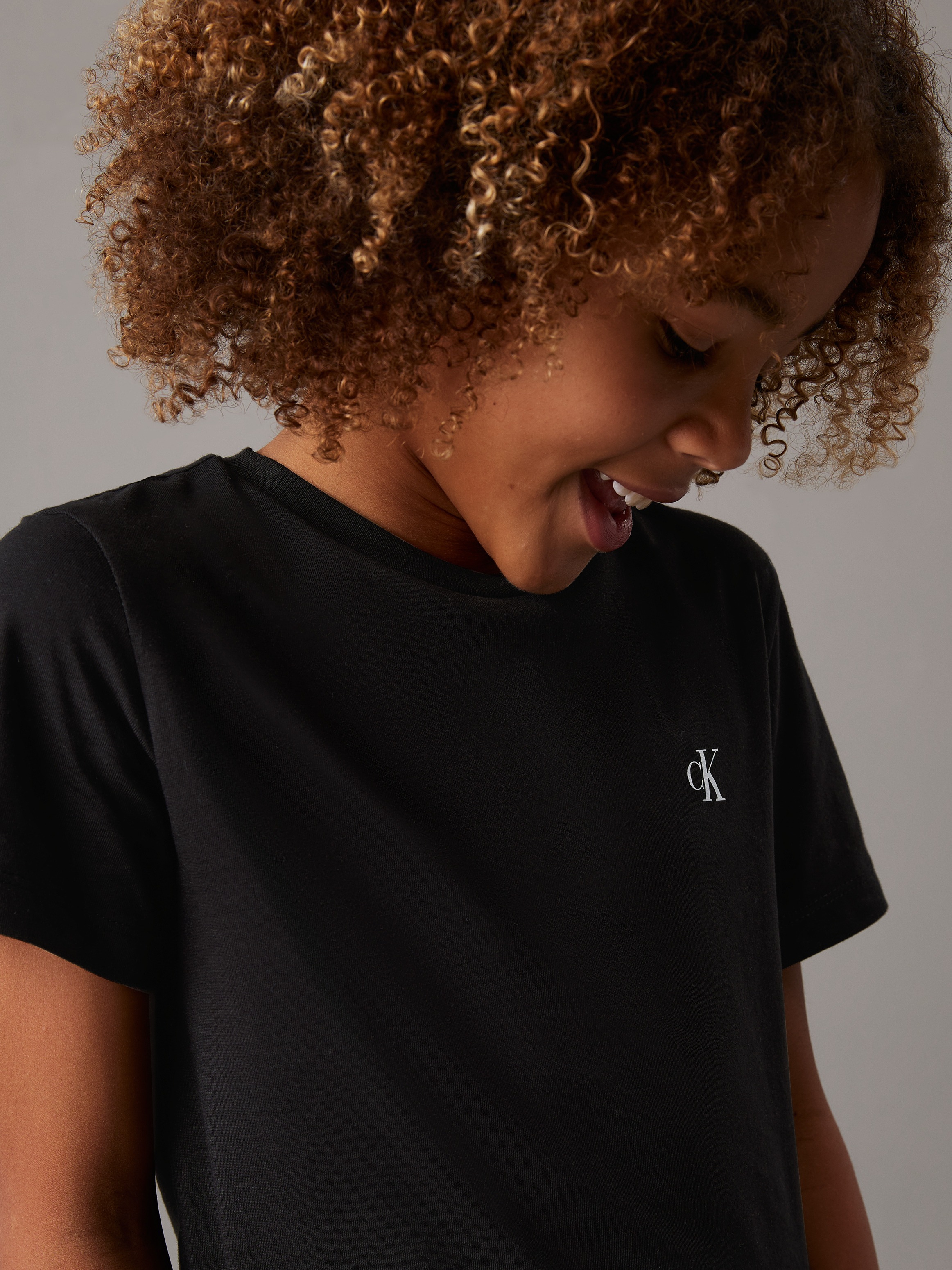 Calvin Klein Jeans T-Shirt »2-PACK MONOGRAM TOP«, (2 tlg.), für Kinder bis 16 Jahre mit Logoprägung