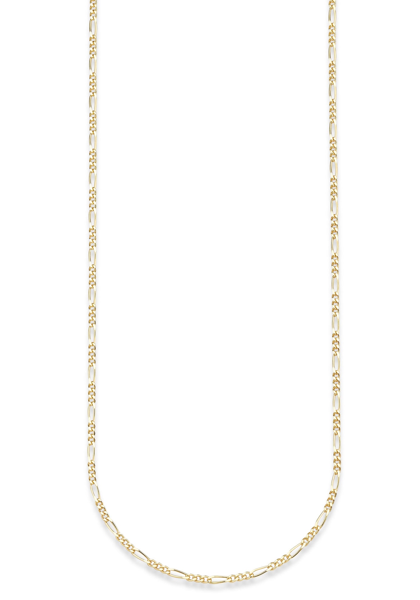 Bruno Banani Kette ohne Anhänger »Schmuck Geschenk, Halskette Figarokette  schmal Gold 333«, Made in Germany im Online-Shop bestellen