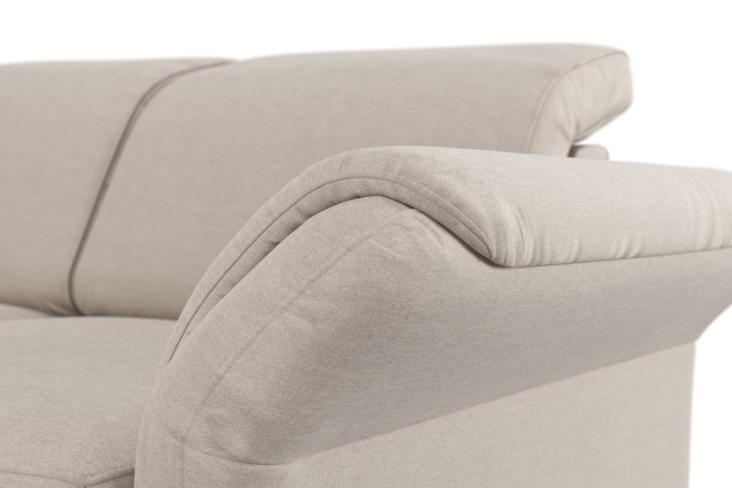 sit&more Ecksofa »Apulia L-Form« wahlweise Bettfunktion, Bettkasten und Kopf- und Armteilverstellung