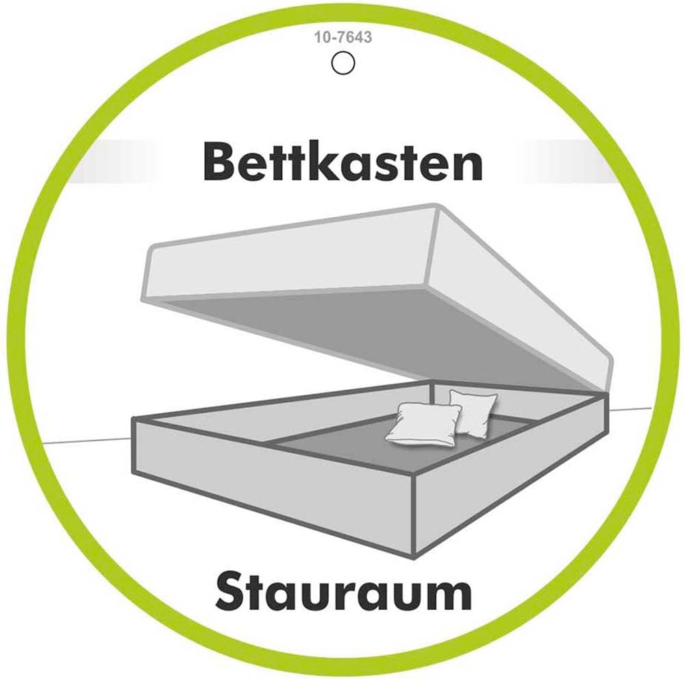 5. Bild von Jockenhöfer Gruppe Boxspringbett »Amy«, mit Bettkasten und Kaltschaum-Topper, erhältlich in 140 & 180cm Breite