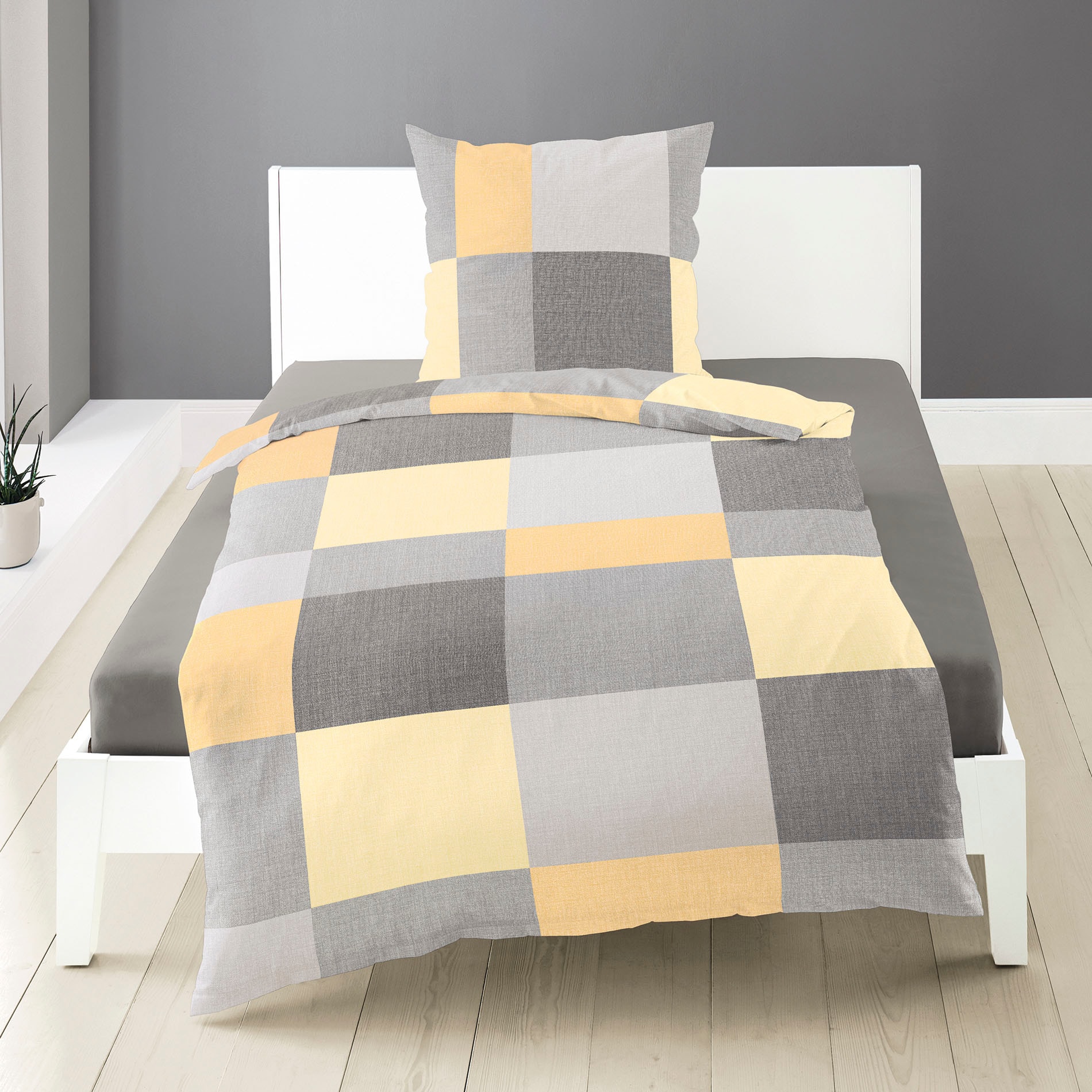 BIERBAUM Bettwäsche »Plain Checkered«, mit Karos