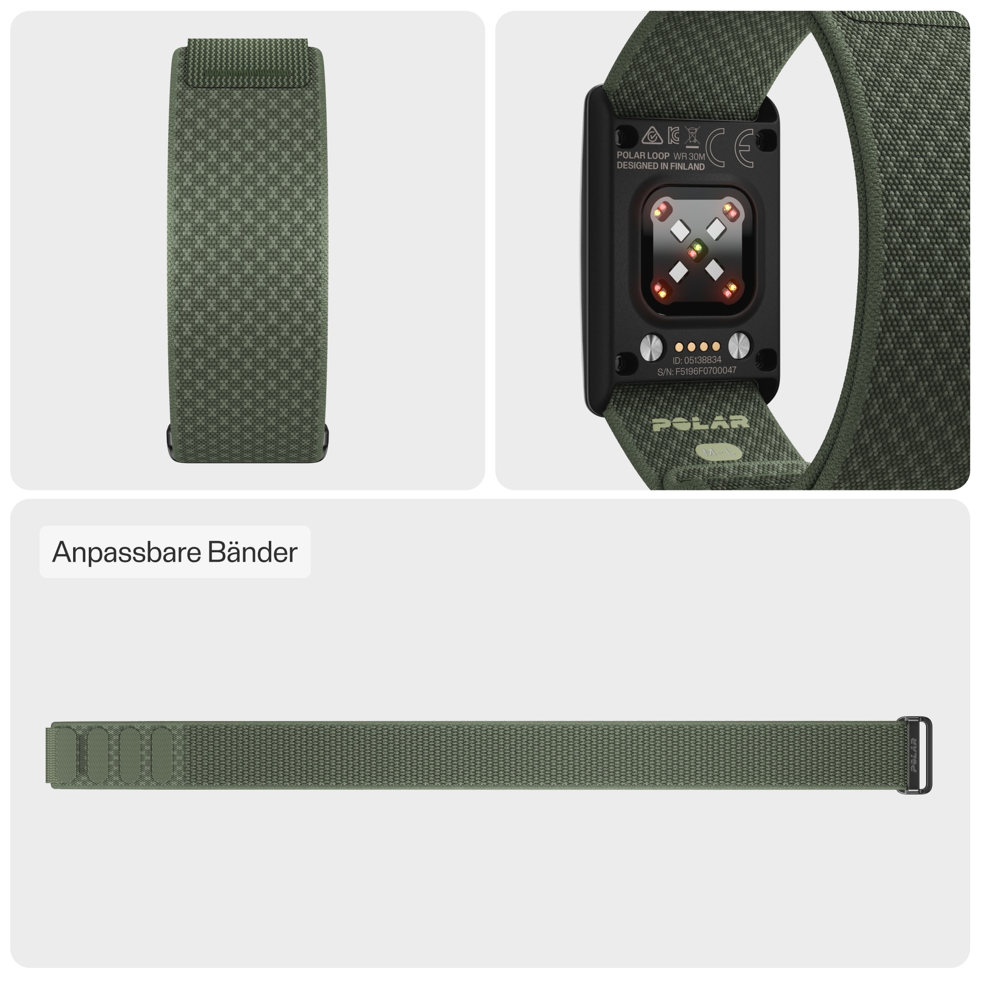 Polar Wechselarmband »LOOP SoftWeave S-L«