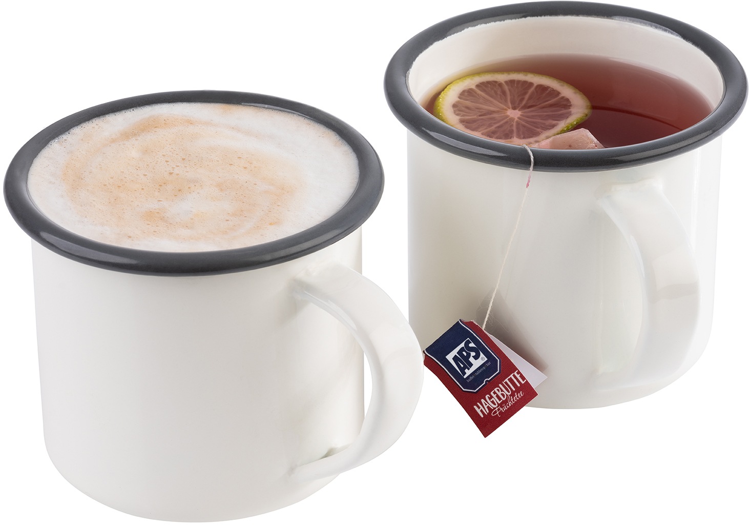 APS Tasse »2er«, (Set, 2 tlg., 2er Set), 0,35 l, H: 8cm günstig online kaufen