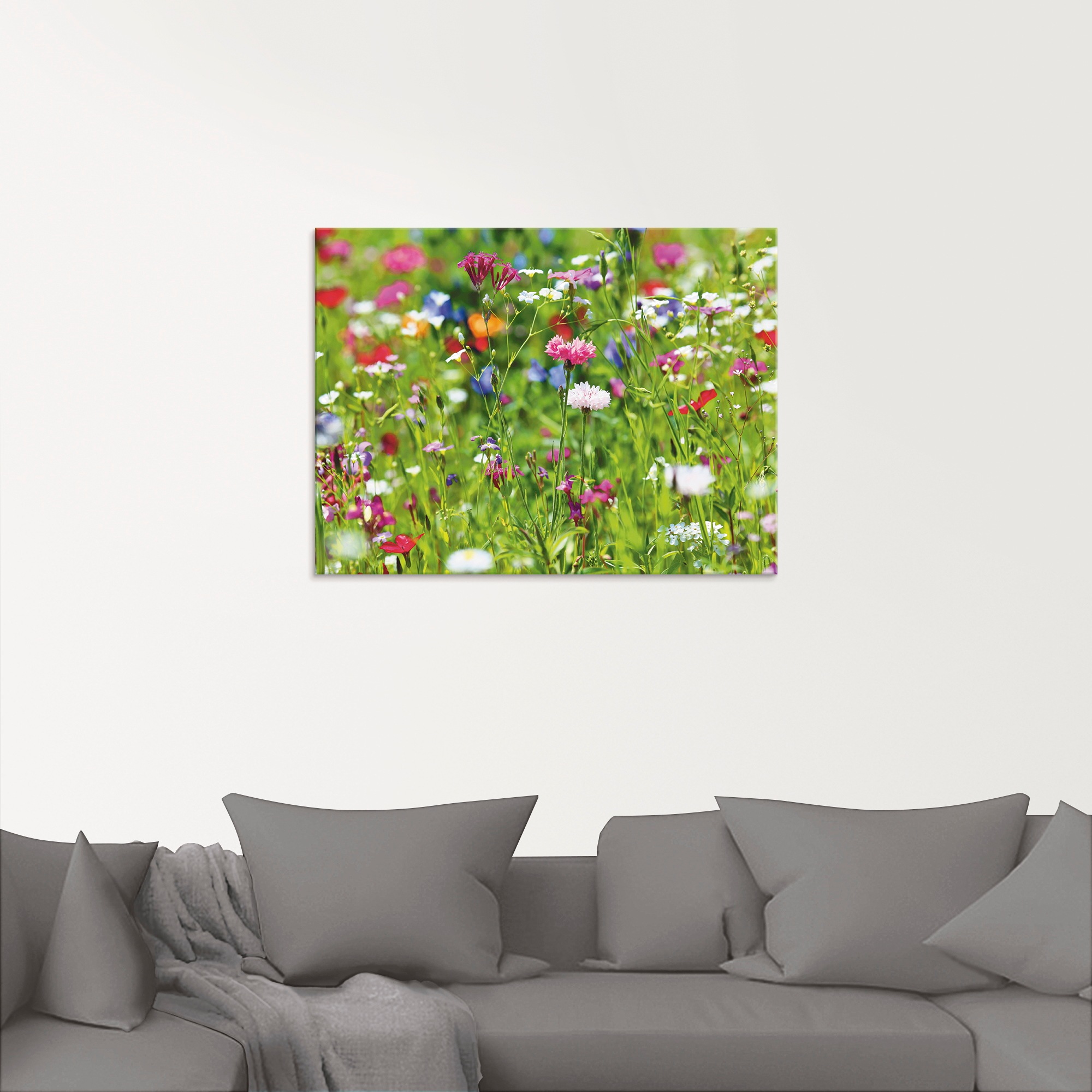 Artland Glasbild »Blumenwiese I« Blumenwiese 1 Stk. tlg. in verschiedenen G günstig online kaufen