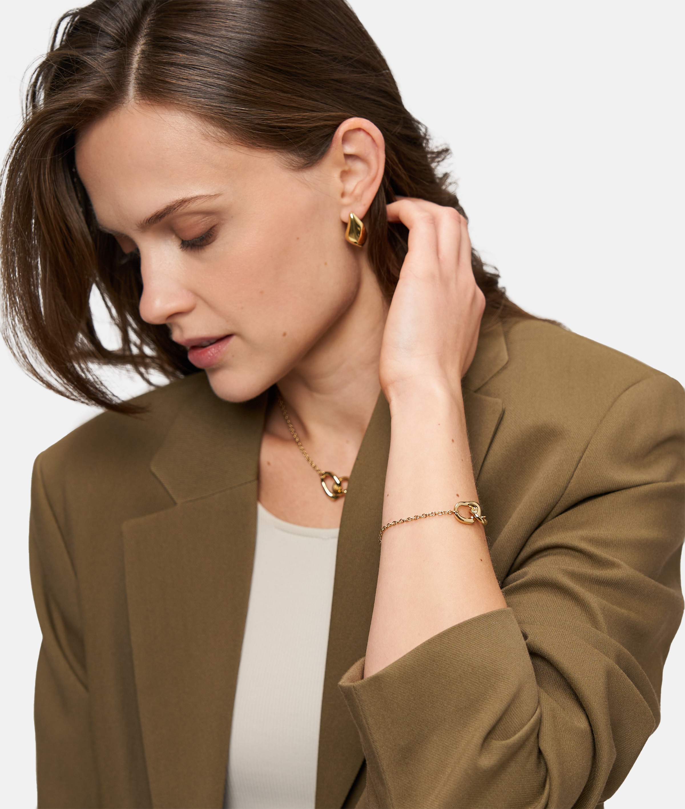 Tamaris Kette mit Anhänger »Schmuck Geschenk Edelstahl Halskette Organic Shapes«