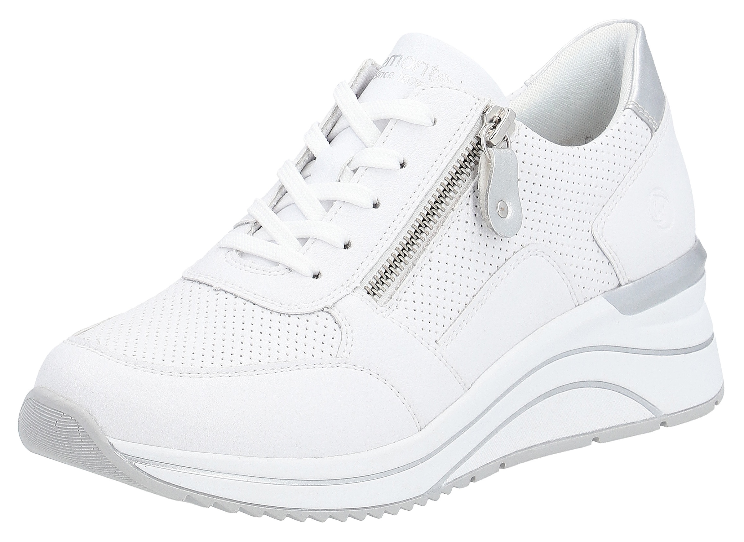 Remonte Keilsneaker  , Freizeitschuh, Halbschuh, Schnürschuh mit Schaftrandpolsterung