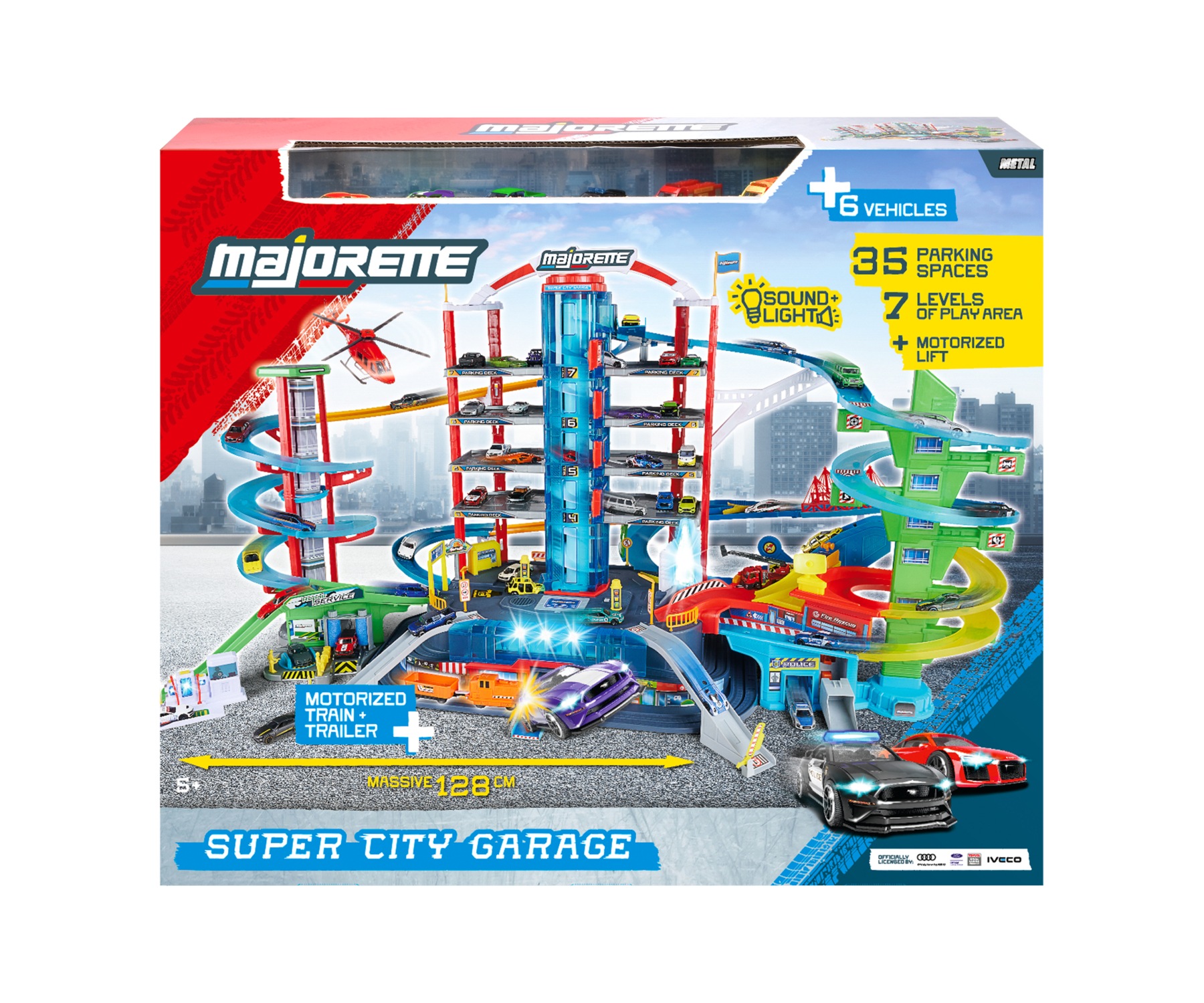 majORETTE Spiel-Parkgarage »Super City« mit Licht und Sound