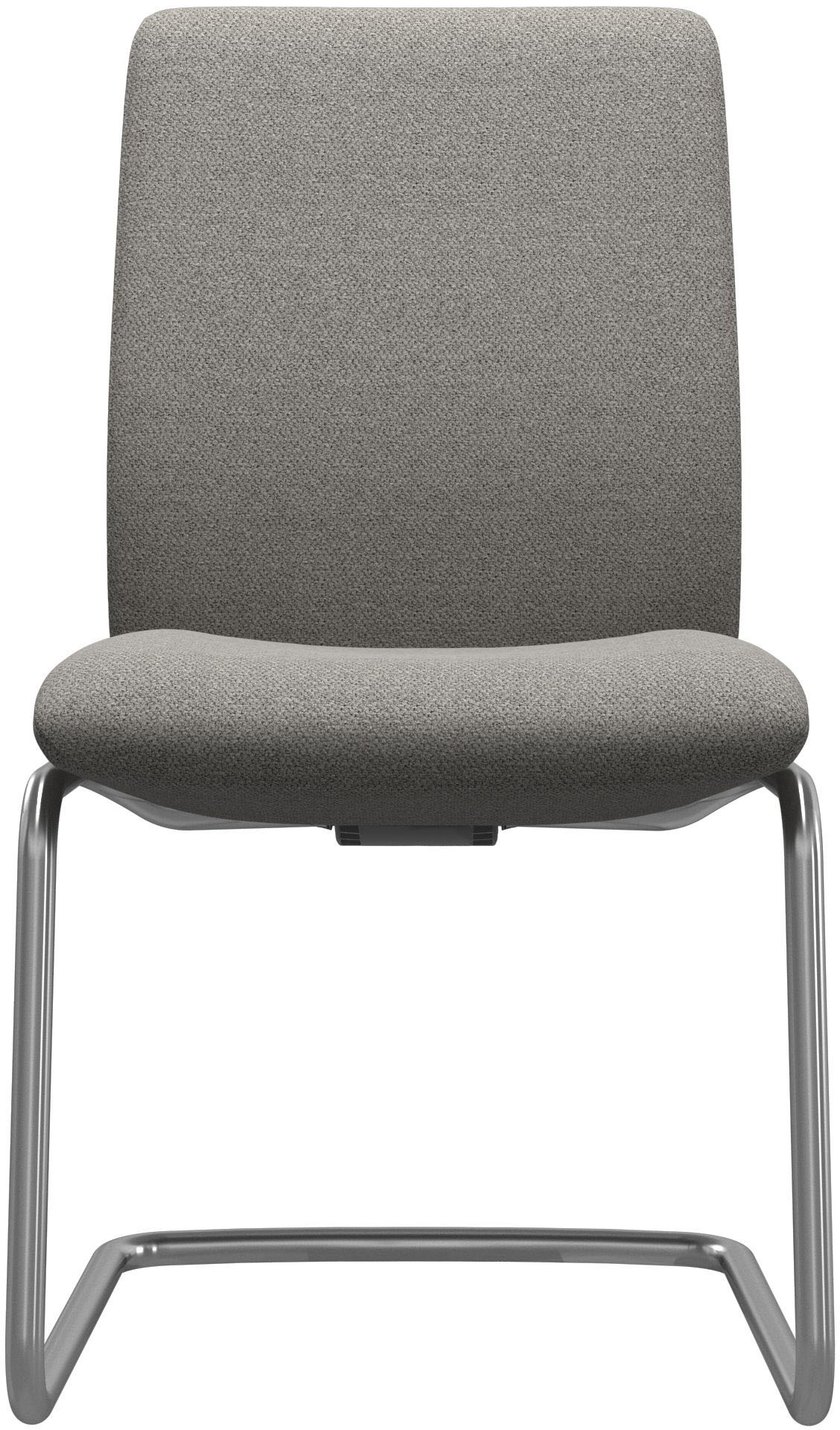 Stressless® Polsterstuhl »Laurel«, ROHLEDER Stoff Q2 FARON, Low Back, Größe L, mit Beinen aus Stahl in Chrom glänzend