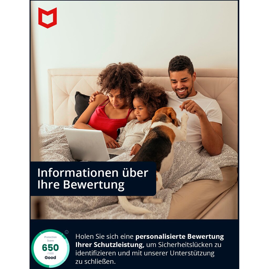 McAfee Virensoftware »McAfee Total Protection 5 Geräte - 1 Jahr«