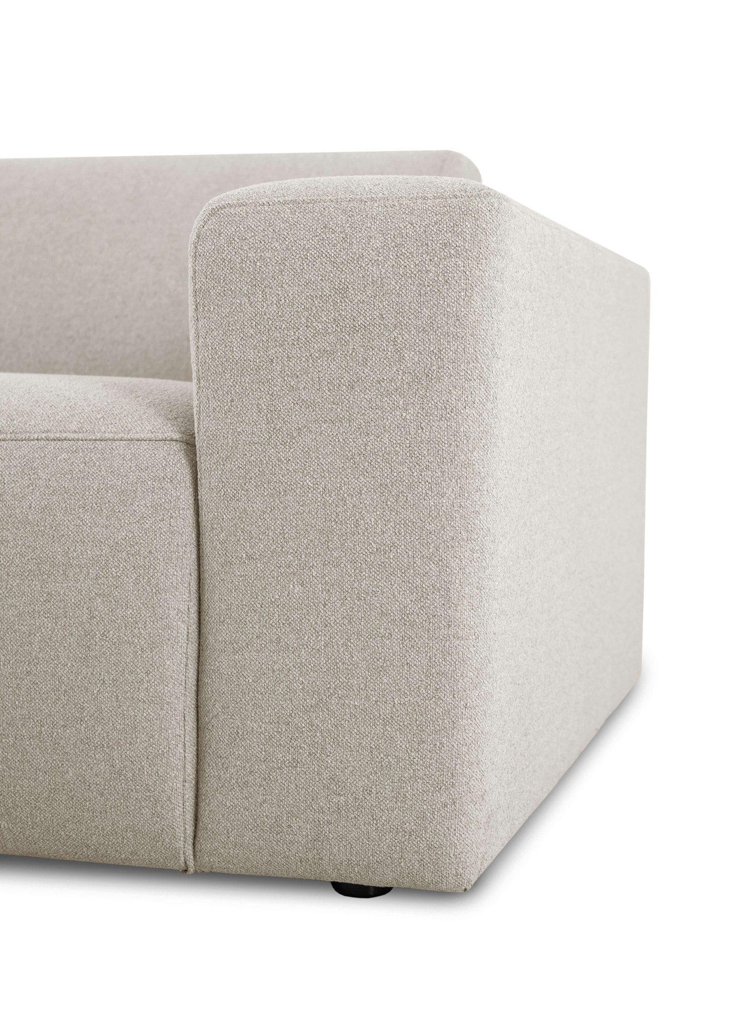 INOSIGN Ecksofa »Koa,228cm, L-Form, Modulsofa, Webstoff, Cord«, Designsofa, Set, Hocker inklusive, weicher Lounge-Sitzkomfort
