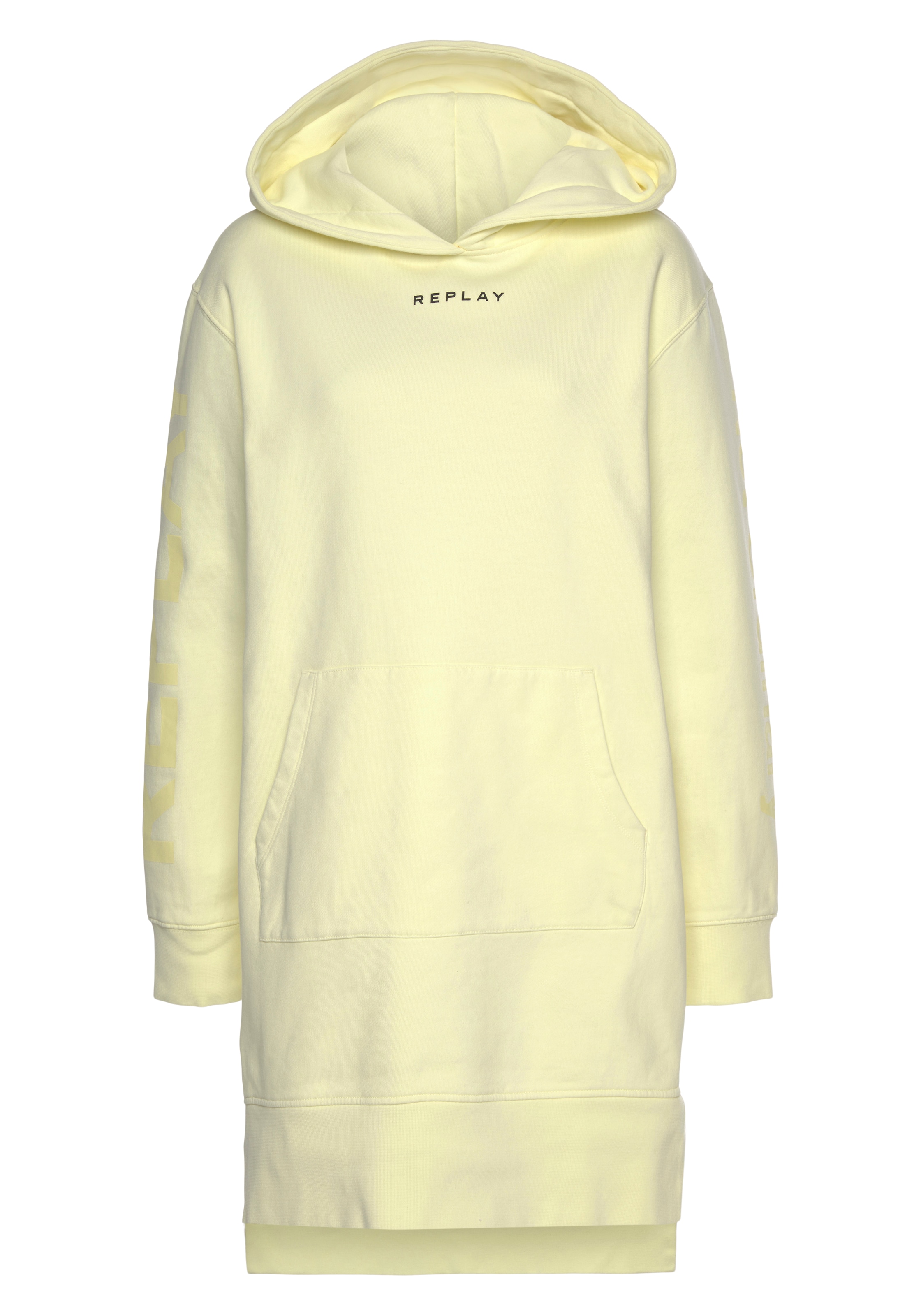Replay Sweatkleid, aus Baumwoll-Fleece mit Logoprint kaufen