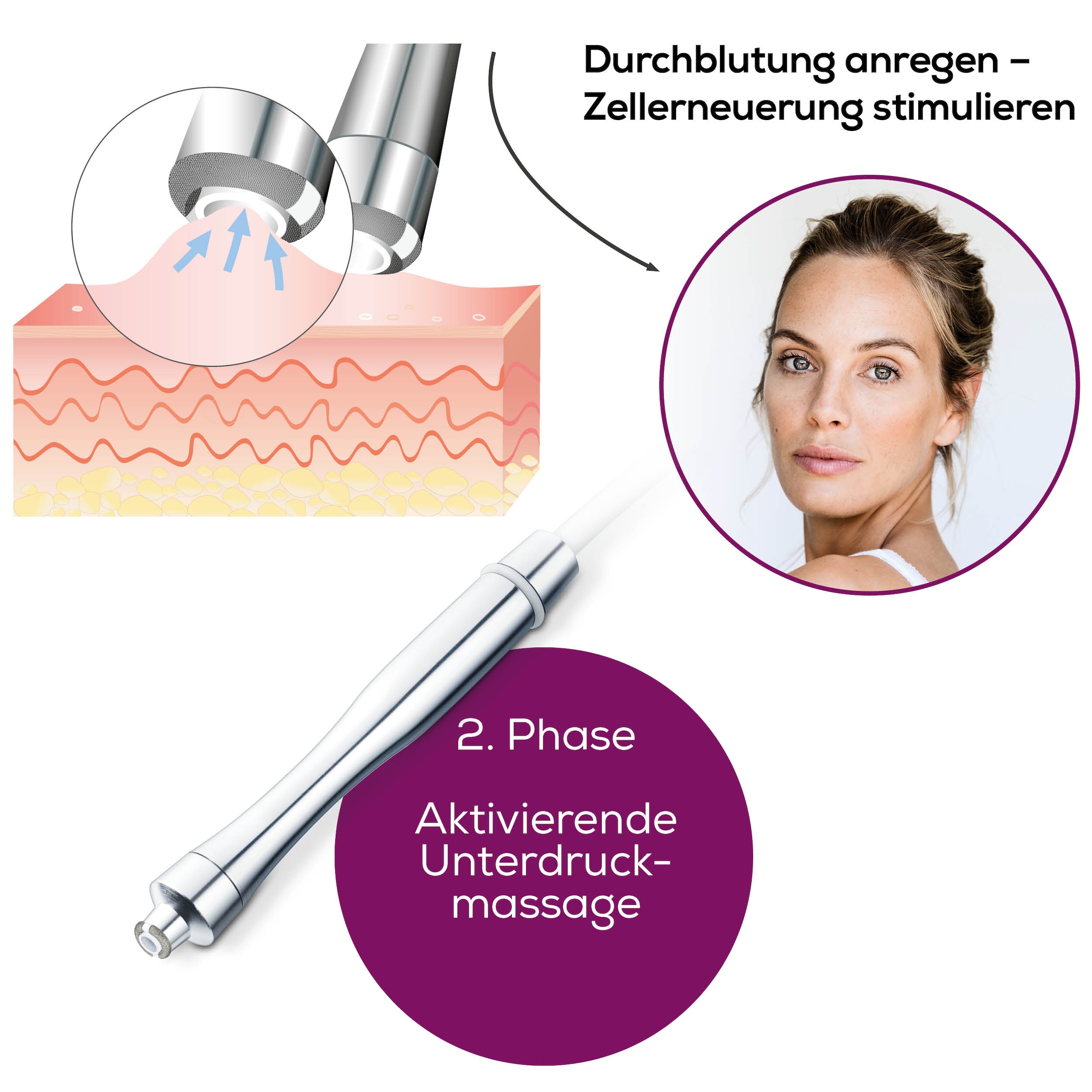 BEURER Mikrodermabrasionsgerät »FC 100 für ein revitalisierendes Peeling«, Mit 5 Intensitätsstufen und 3 hochwertigen Aufsätzen