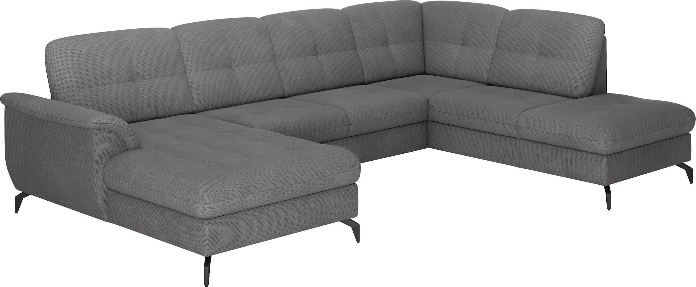 sit&more Wohnlandschaft »Zora U-Form«, wahlweise mit Bettfunktion und Bettkasten
