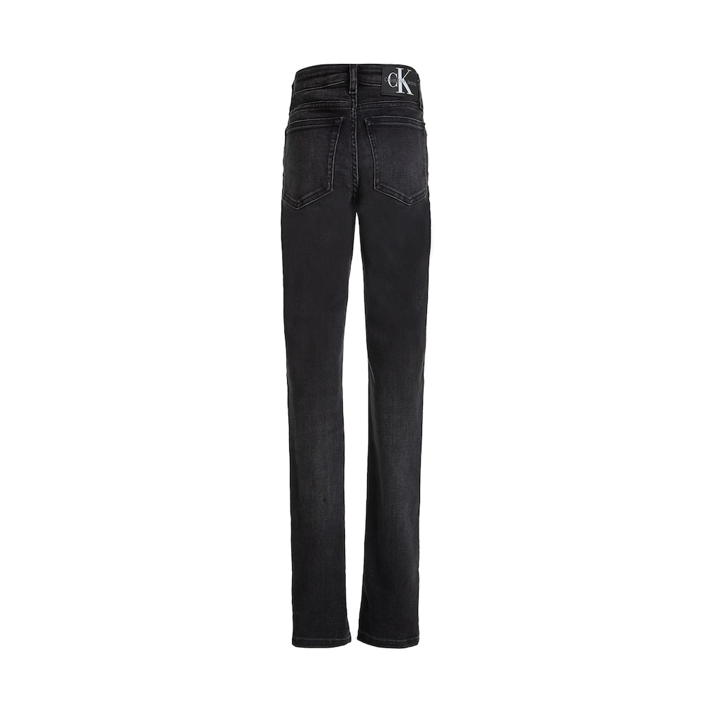 Calvin Klein Jeans Skinny-fit-Jeans »SKINNY MR SLIT OPTIC BLACK«