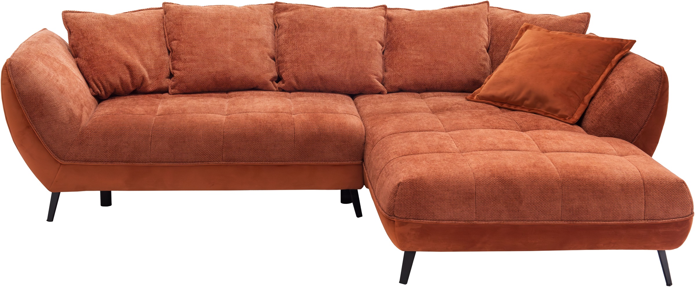 exxpo - sofa fashion Ecksofa »Midway mit einfacher Easy-Lift-Bettfunktion, bequem und modern«, inkl. Bettfunktion und praktischem Bettkasten, L-Form