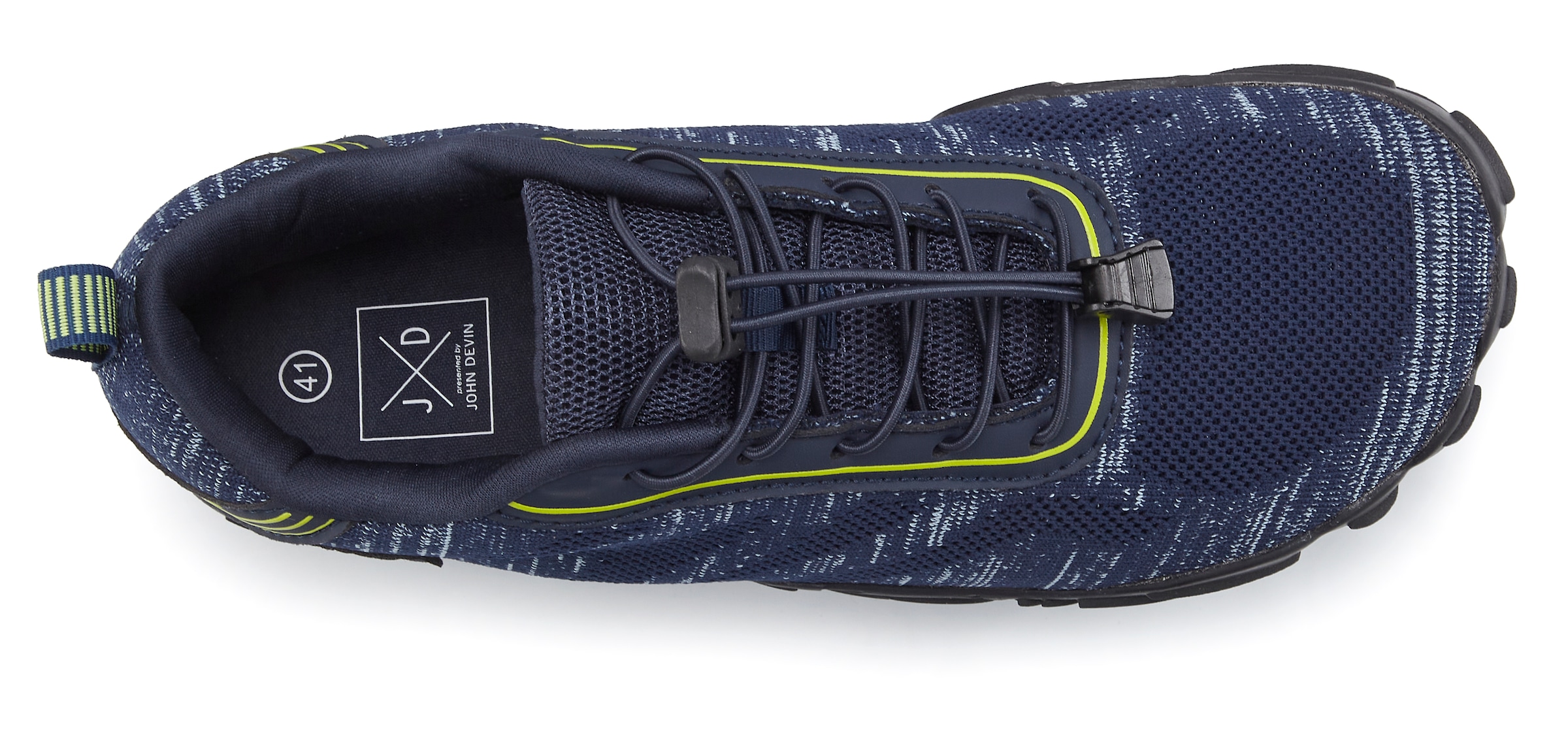 John Devin Sneaker »Freizeitschuh,«, mit elastischen Bändern für schnelles Reinschlüpfen, Unisex VEGAN