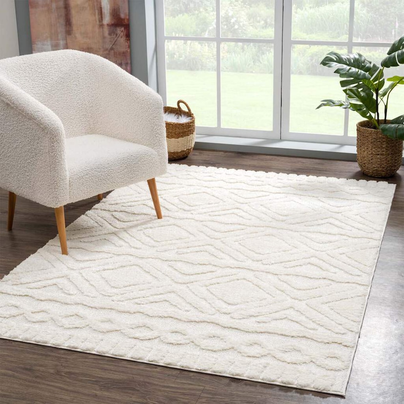 FLAIR RUGS Teppich »Retro schnell rechteckig, mit florales Muster bequem und bestellen Floral«, Hoch-Tief-Effekt, fußbodenheizungsgeeignet