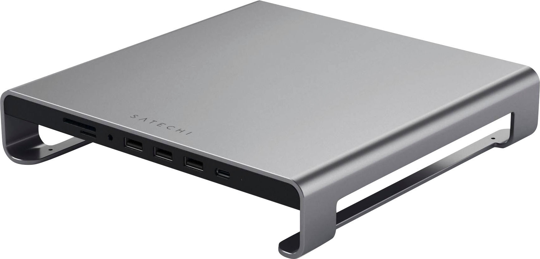 Satechi Halterung »Type-C Aluminum Monitor Stand Hub für iMac«, (1 St.)