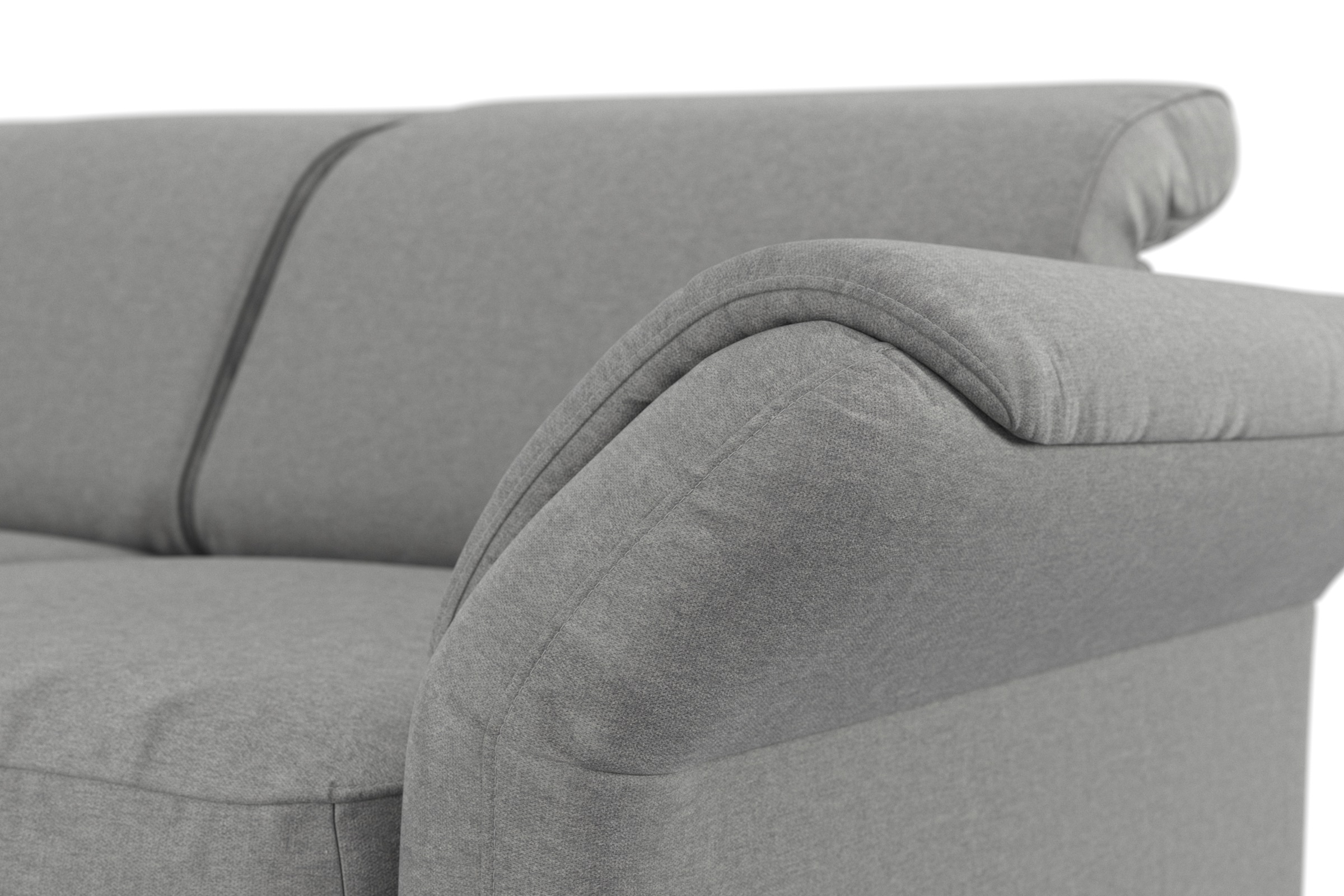 sit&more Ecksofa »Apulia L-Form«, wahlweise Bettfunktion, Bettkasten und Kopf- und Armteilverstellung