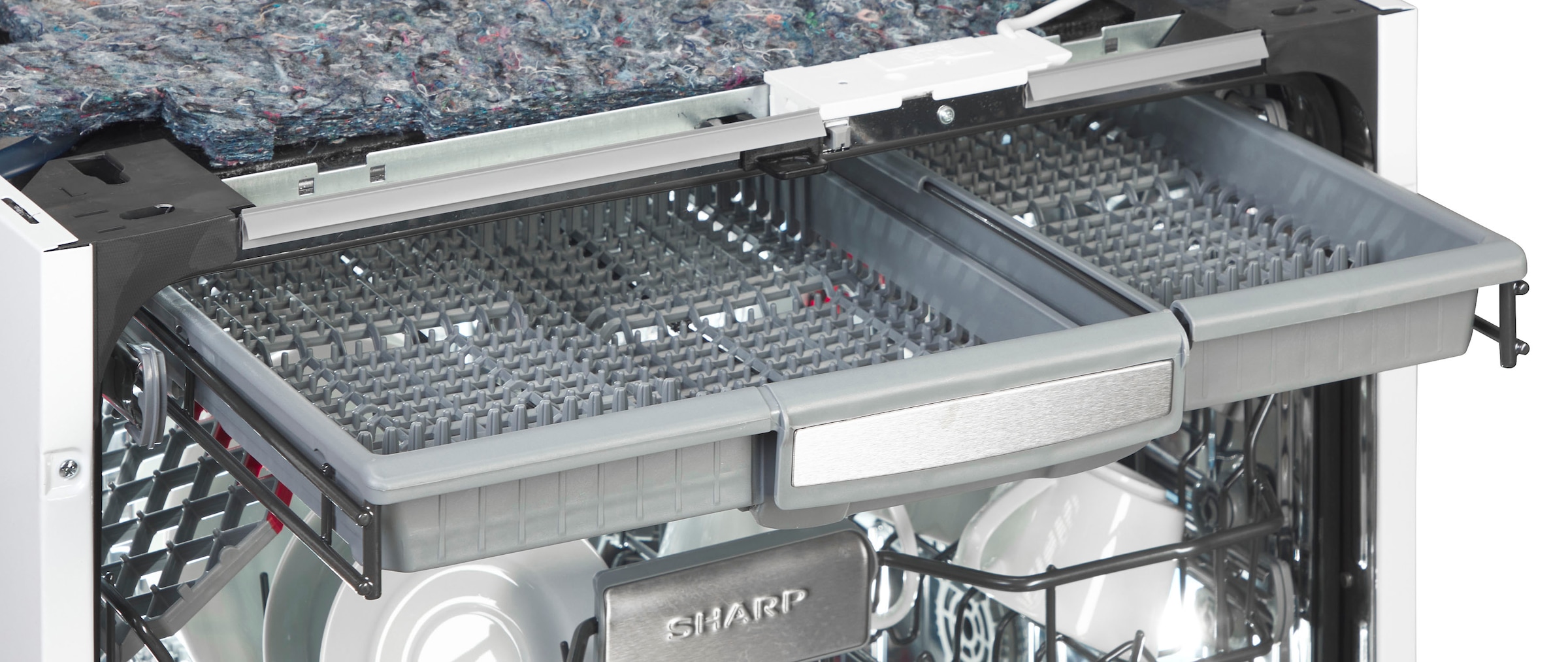 Sharp Unterbaugeschirrspüler »QW-NA3YU42AW-DE«, 14 Maßgedecke