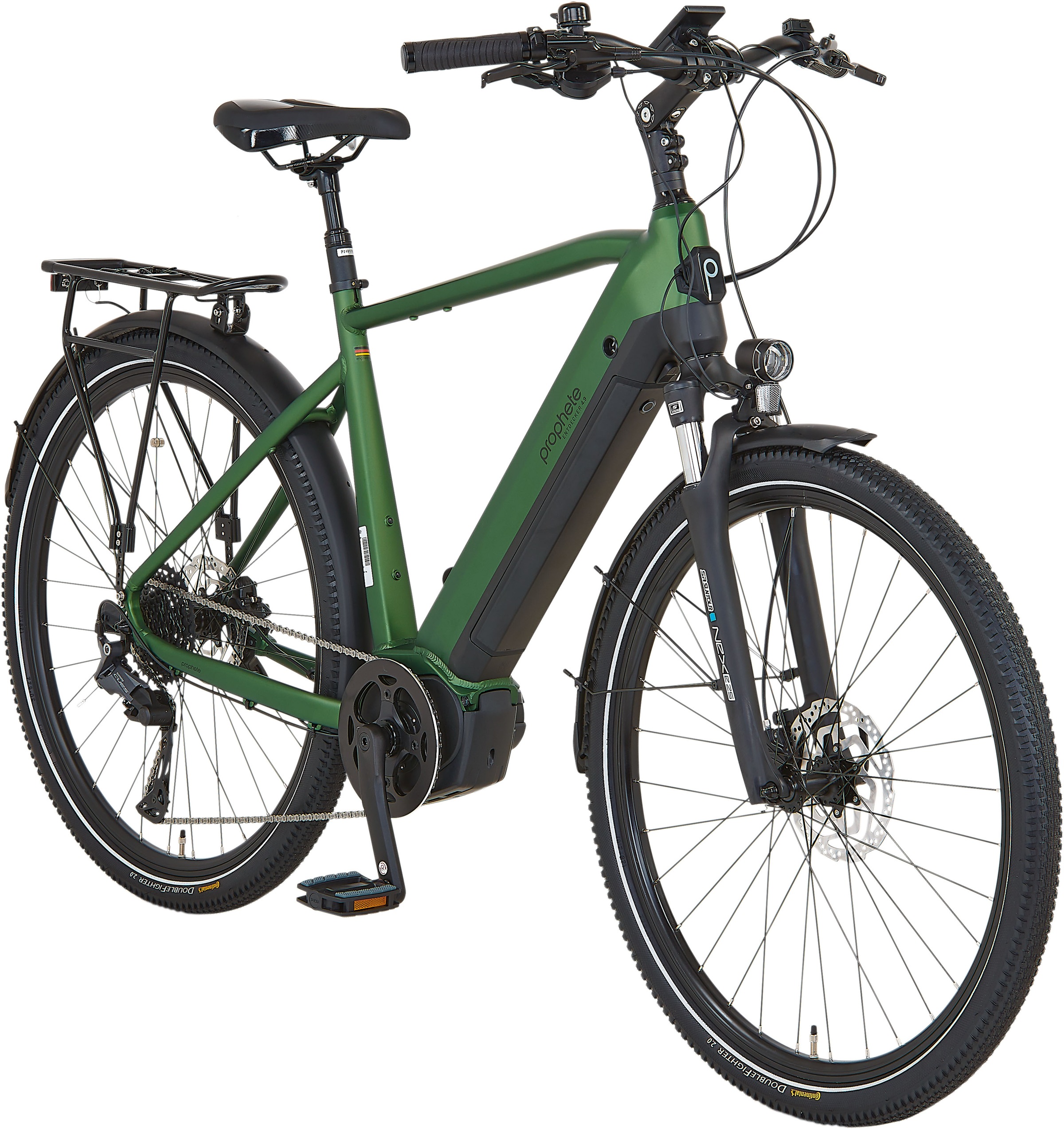 Prophete E-Bike »Entdecker 4.9«, 10 Gang, Shimano, Cues, Mittelmotor 250 W, Pedelec, Elektrofahrrad für Herren