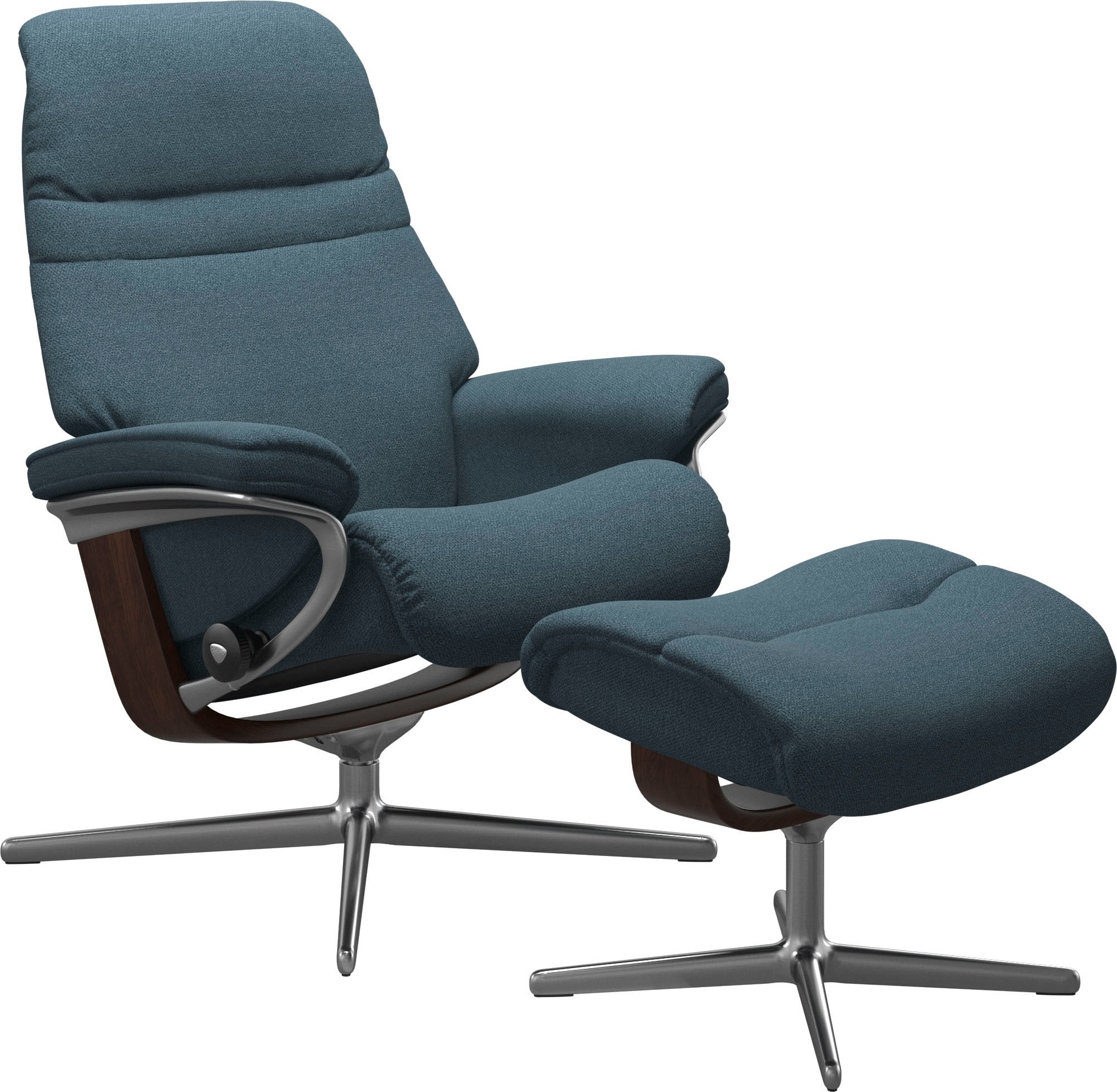 Stressless® Relaxsessel »Sunrise«, mit Cross Base, Größe S, M & L, Holzakzent Braun