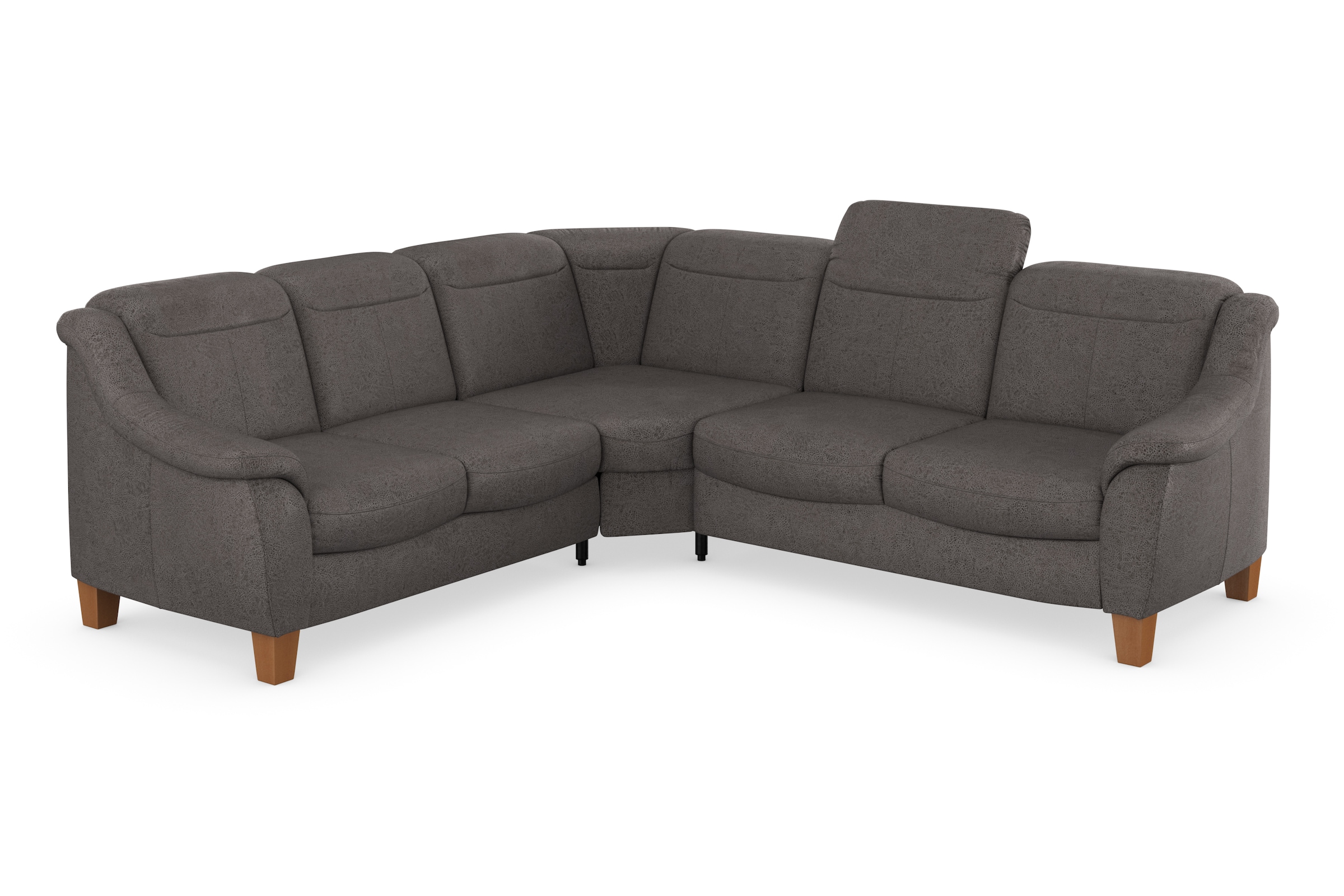 Home affaire Ecksofa »Caldera L-Form«, Federkern, wahlweise mit Kopfteilverstellung, Bettfunktion, Bettkasten