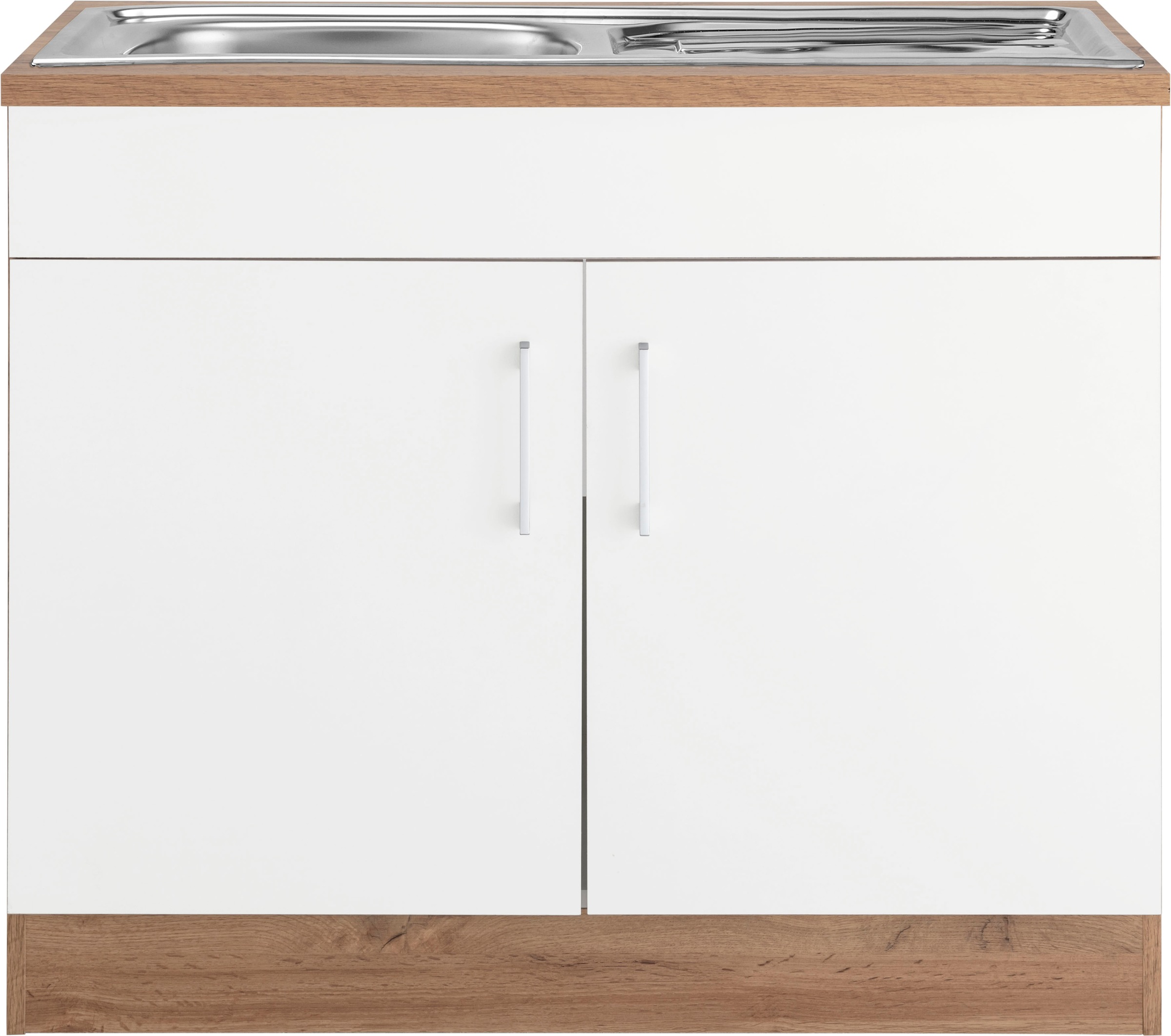 KOCHSTATION Spülenschrank »KS-Colmar«, 100 cm, mit Metallgriff