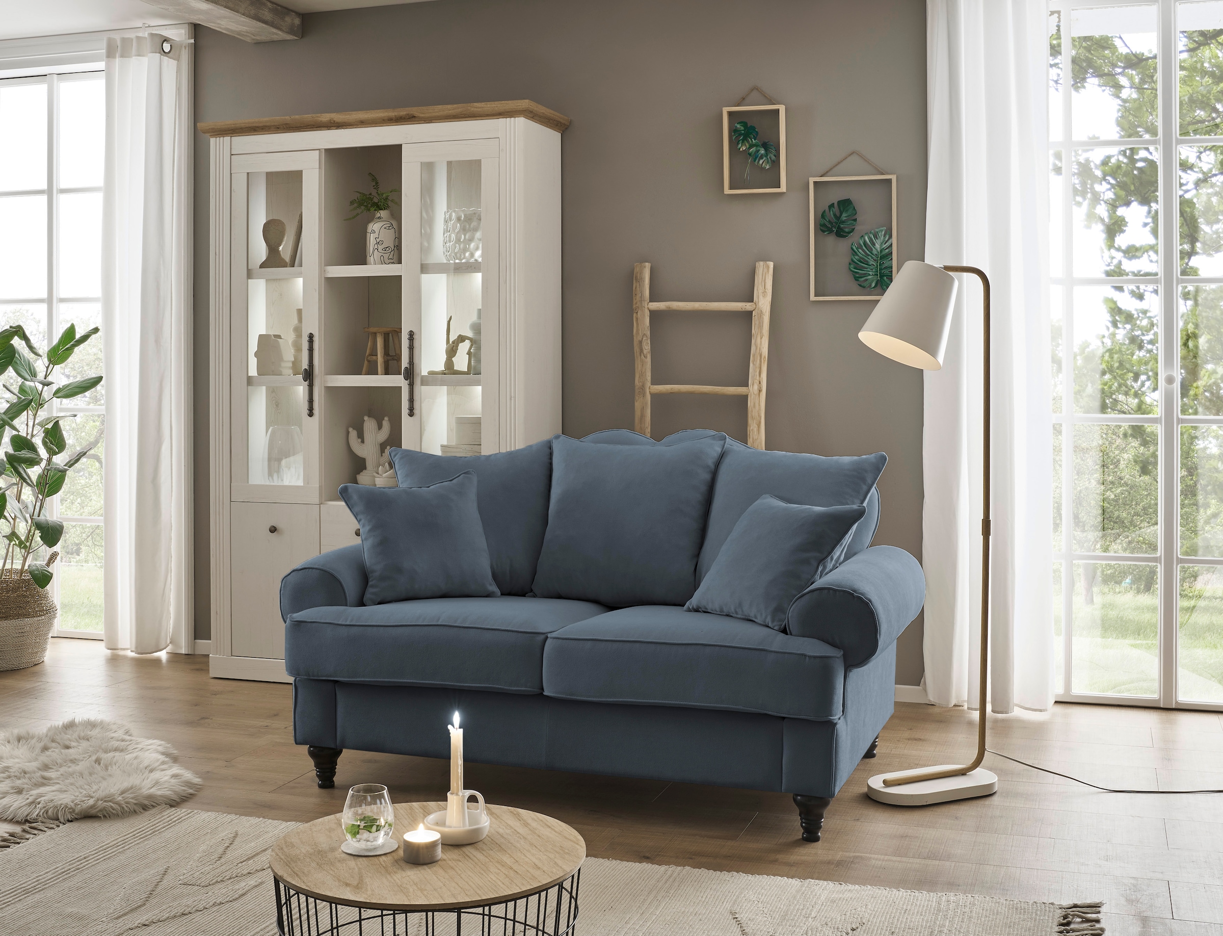 Home affaire 2-Sitzer »WESTMINSTER«, mit Federkern-Polsterung