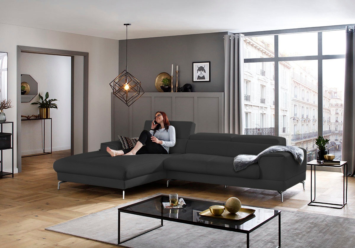 W.SCHILLIG Ecksofa »piedroo, Designsofa mit tollem Sitzkomfort, bequem und günstig online kaufen
