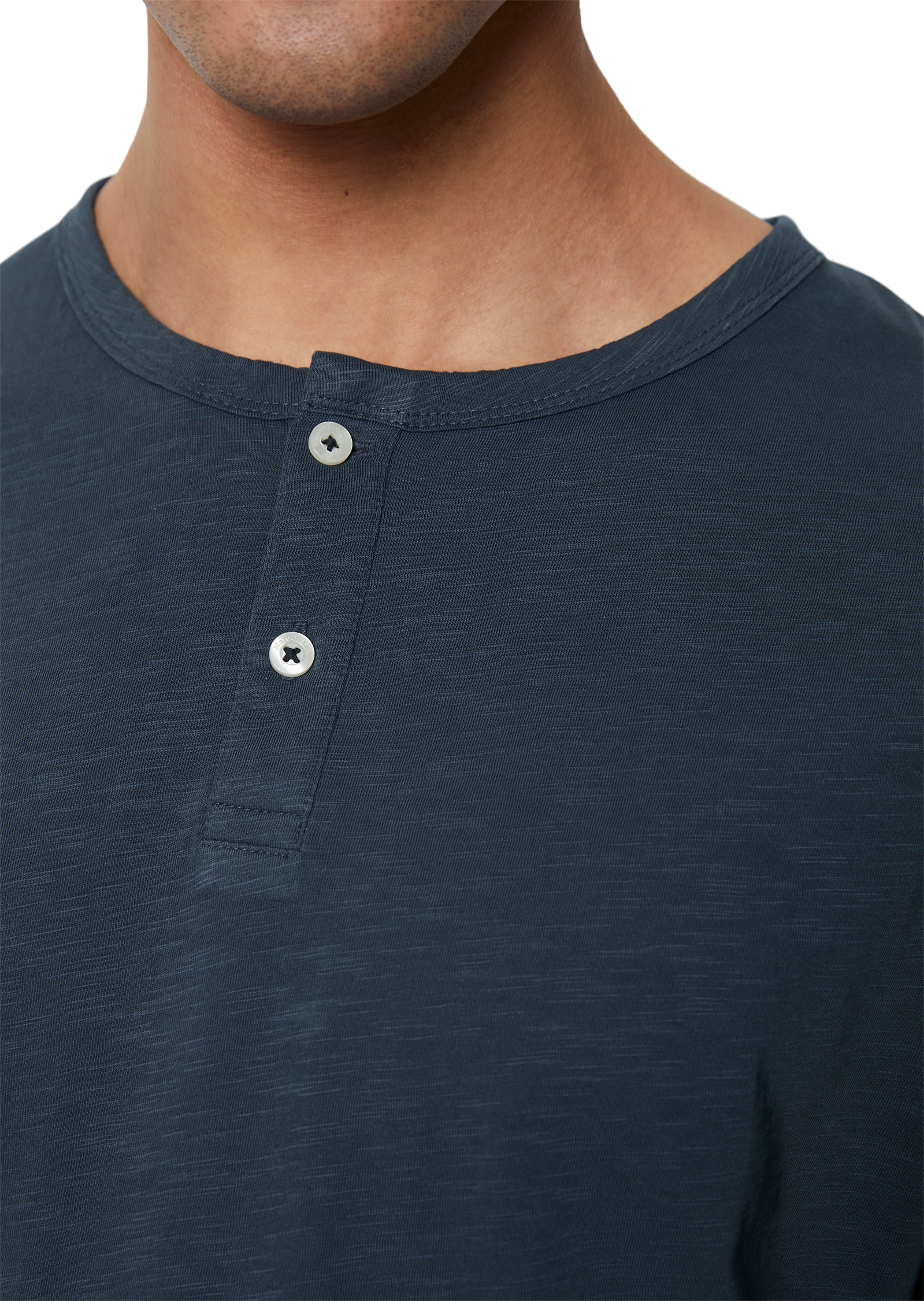 Marc O'Polo Henleyshirt, mit Knopfleiste vorne