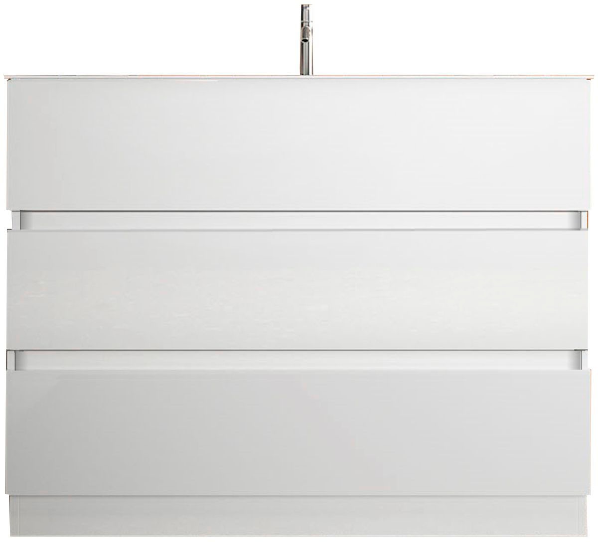 welltime Waschtisch »Start, Breite 80 cm, 2 bzw. 3 Schubkästen«, Badmöbel, günstig online kaufen