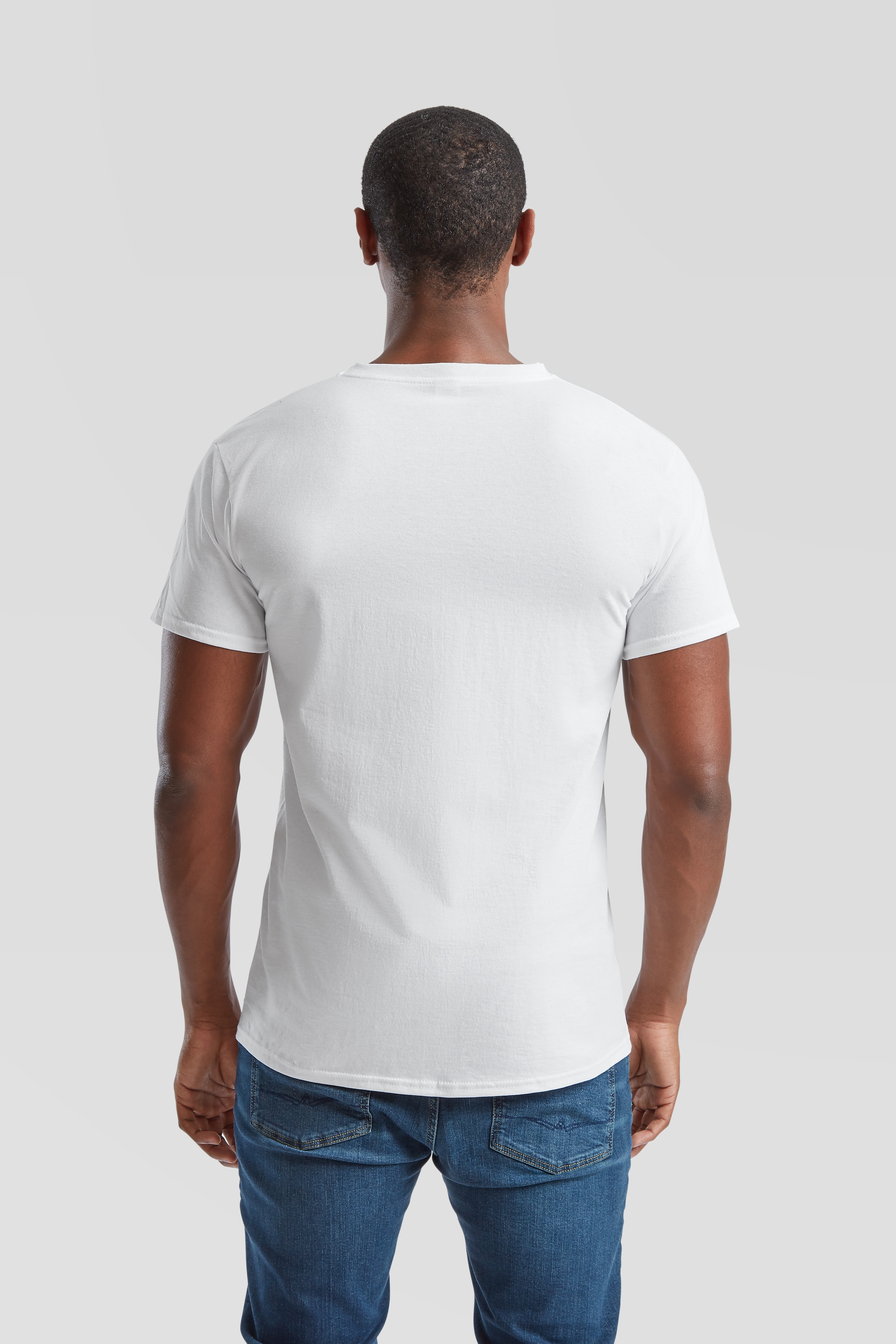 Fruit of the Loom T-Shirt Packung, 6 Stk. tlg. aus Baumwolle, V-Ausschnitt, 6-teilig