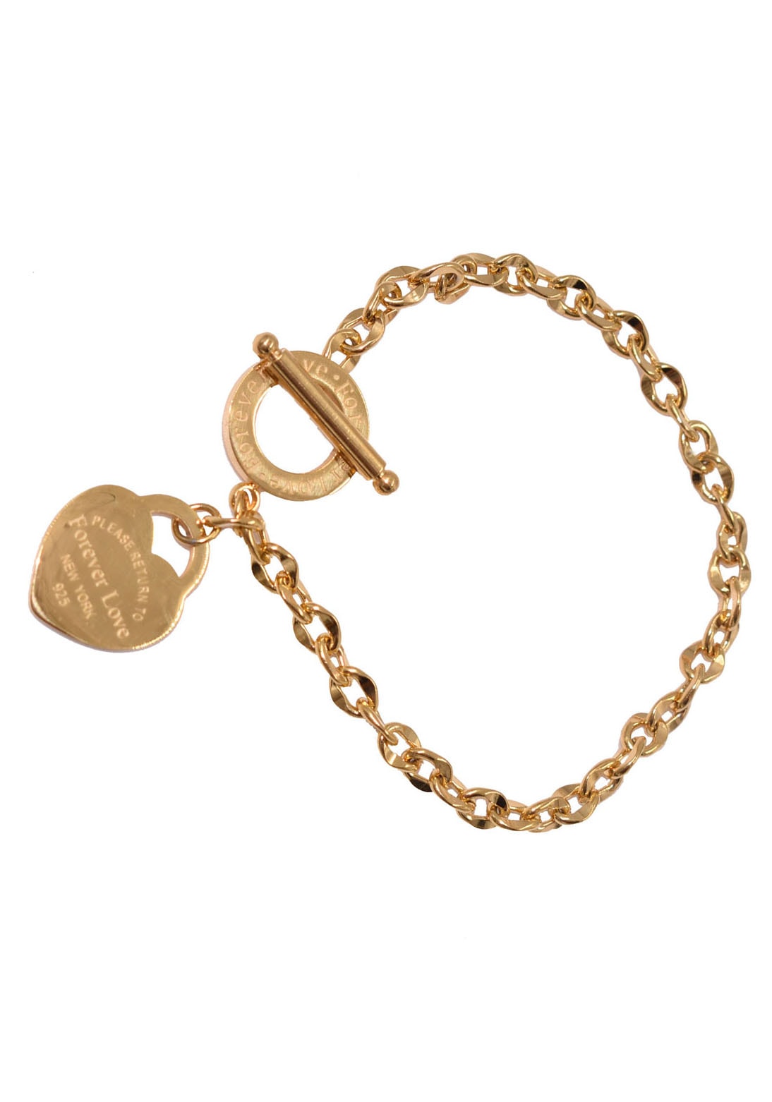 Firetti Armband »Schmuck Geschenk Armschmuck Armkette Herz LIEBE«, Made in Germany