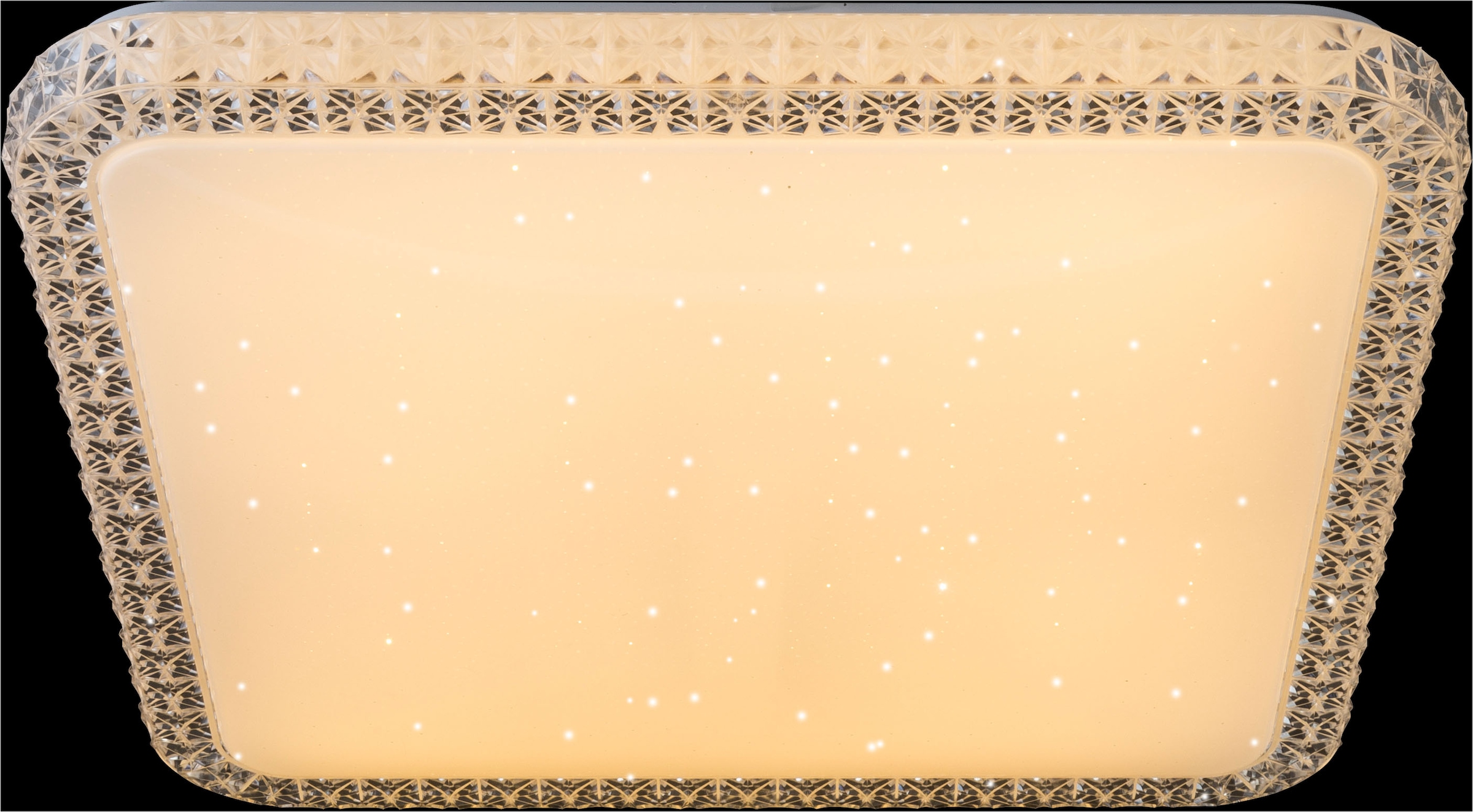 GLOBO LIGHTING LED Deckenleuchte »GROMO« LED-Modul 1 Stk. Warmweiß Deckenlampe/quadratisch/Wohnzimmer/Schlafzimmer/elegant