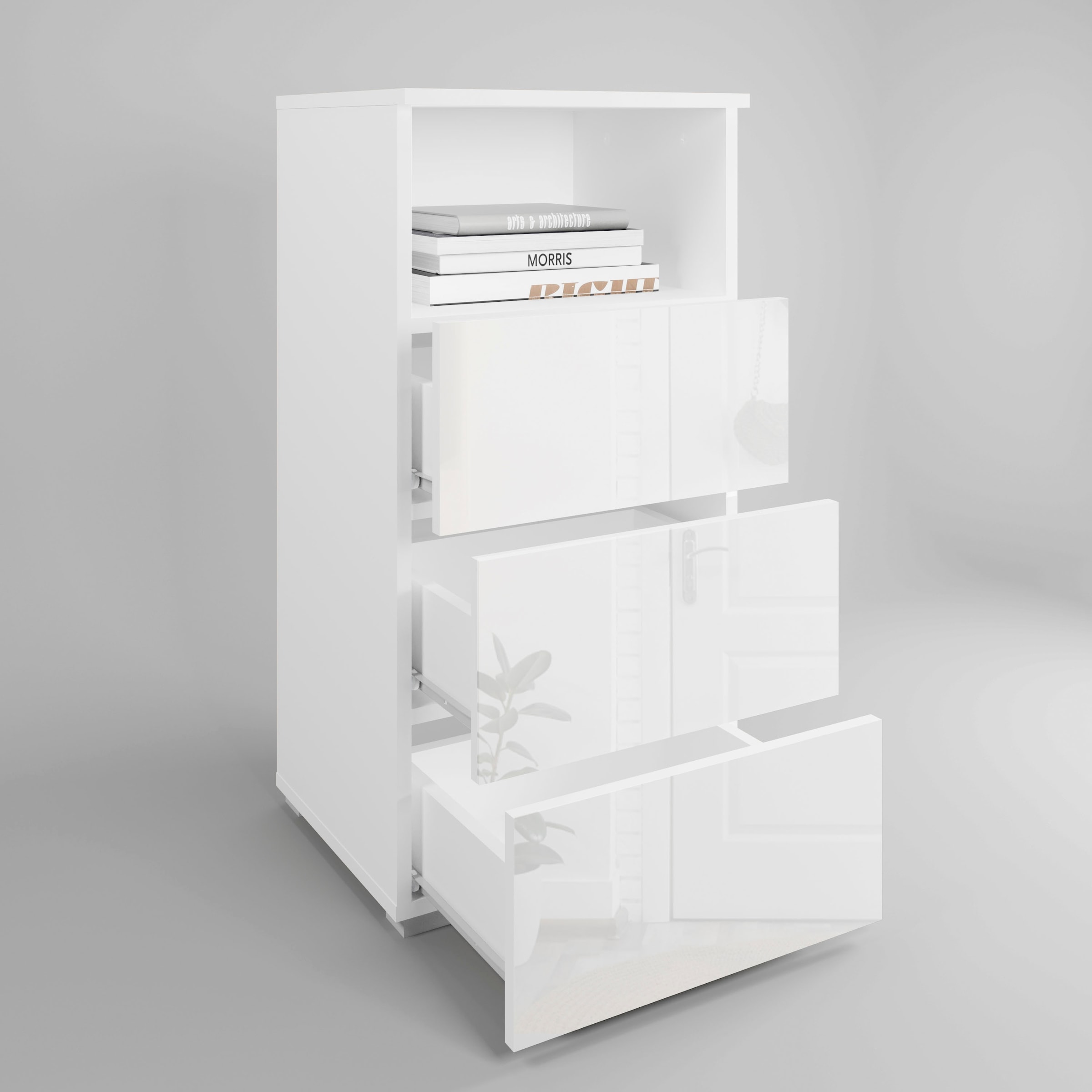 INOSIGN Mehrzweckschrank »Paris«, mit 3 Schubkästen (Breite 40 cm)