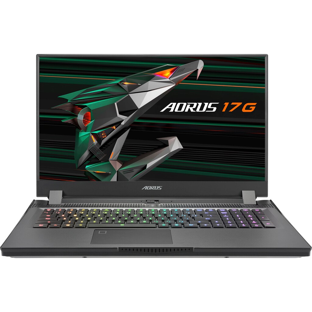 Gigabyte Notebook »AORUS 17G KD-72DE325SH«, 43,94 cm, / 17,3 Zoll, Intel, Core i7, GeForce RTX 3060, 512 GB SSD