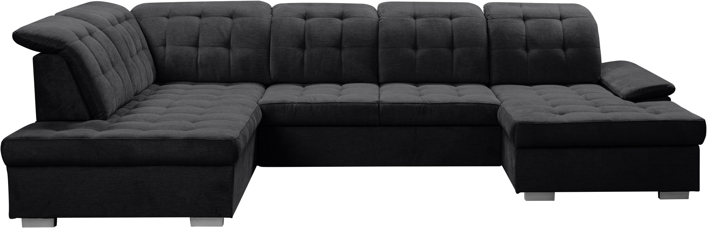 WERK2 Wohnlandschaft »Kordula-New U-Form«, Sofa in U-Form mit Schlaffunktio günstig online kaufen