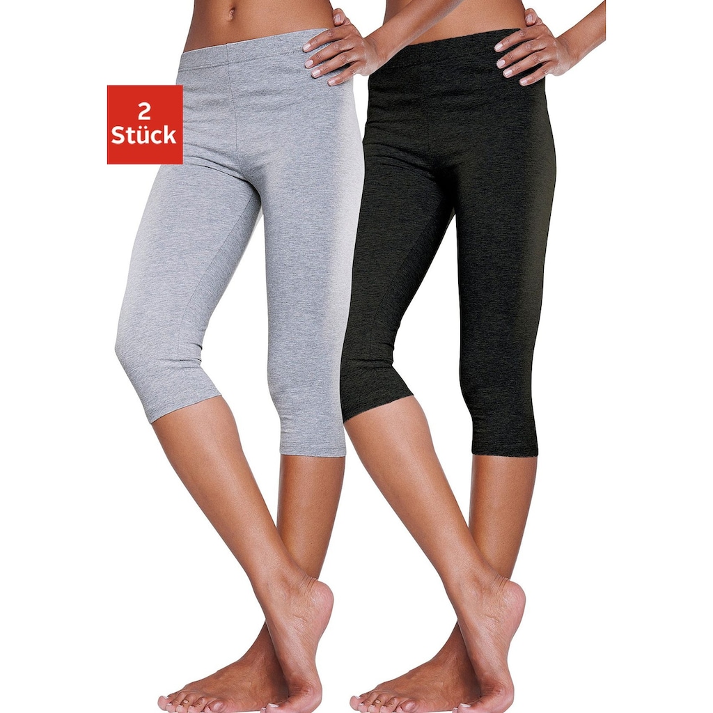 Vivance active Caprileggings, (2er-Pack)