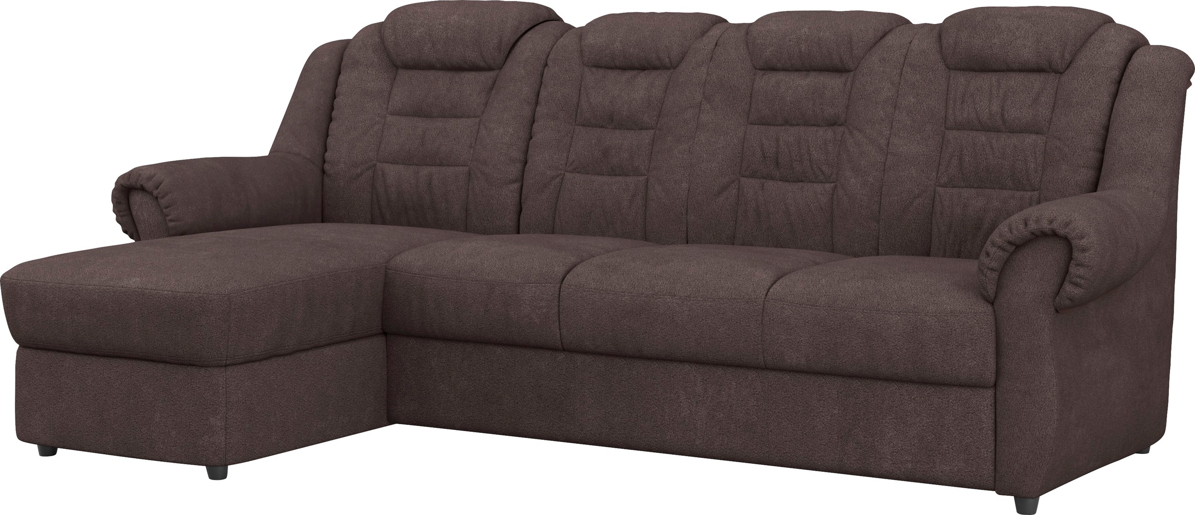 Home affaire Ecksofa »Boston L-Form«, mit hoher Rückenlehne, wahlweise mit Bettfunktion