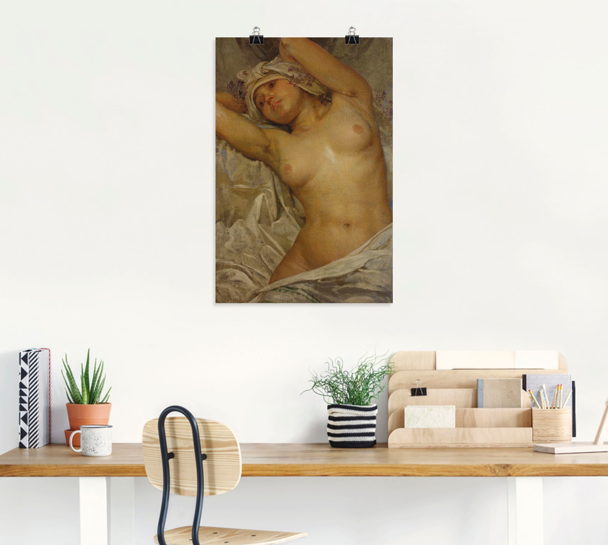 Artland Wandbild »Mädchenakt. 1922.« Frau 1 Stk. tlg. als Leinwandbild, Poster, Wandaufkleber in verschied. Größen