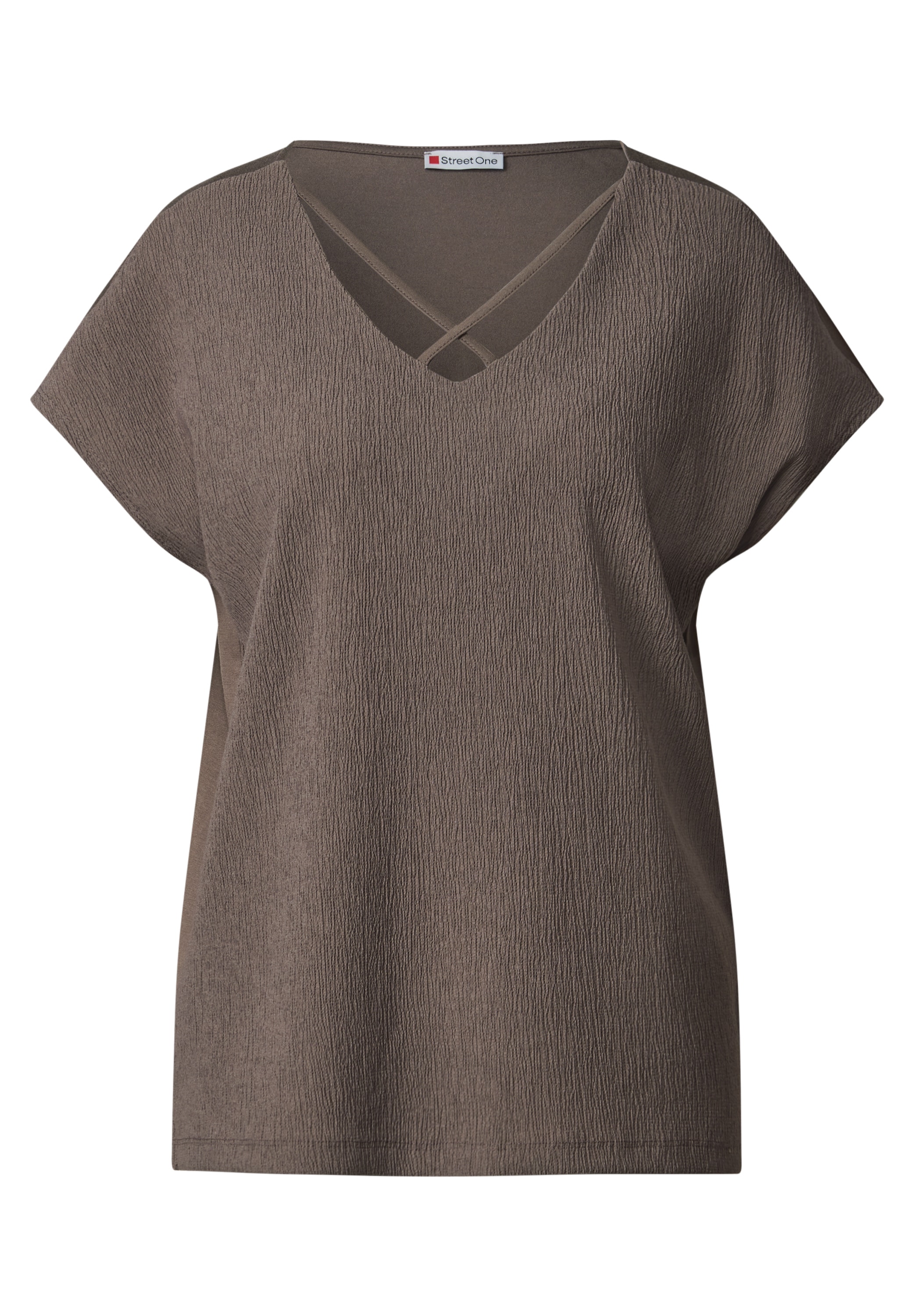 STREET ONE Shirttop mit Struktur