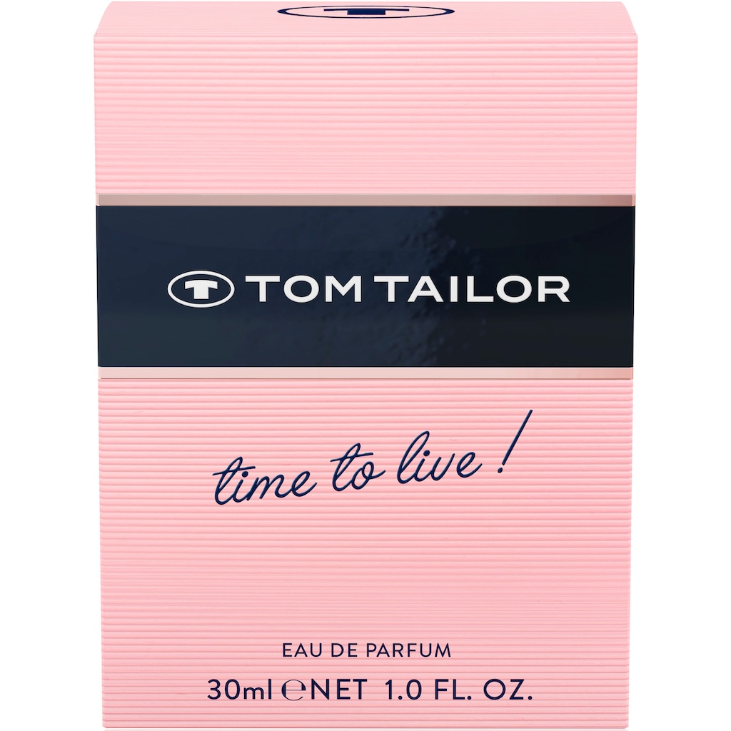 TOM TAILOR Eau de Parfum »Time to live! for her«