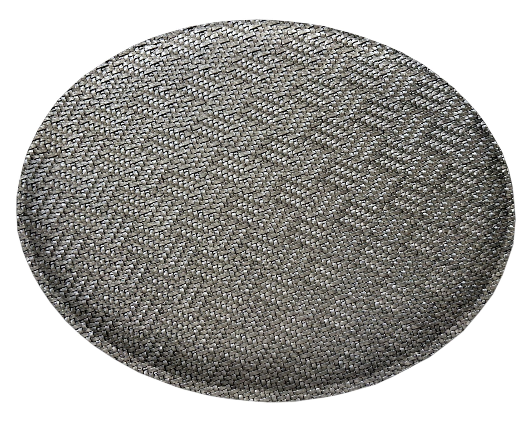 APELT Stuhlkissen »Metallico« Schaumstoffplatte grau Kunstleder B/L: 34cm x 34cm, 1 Stk.