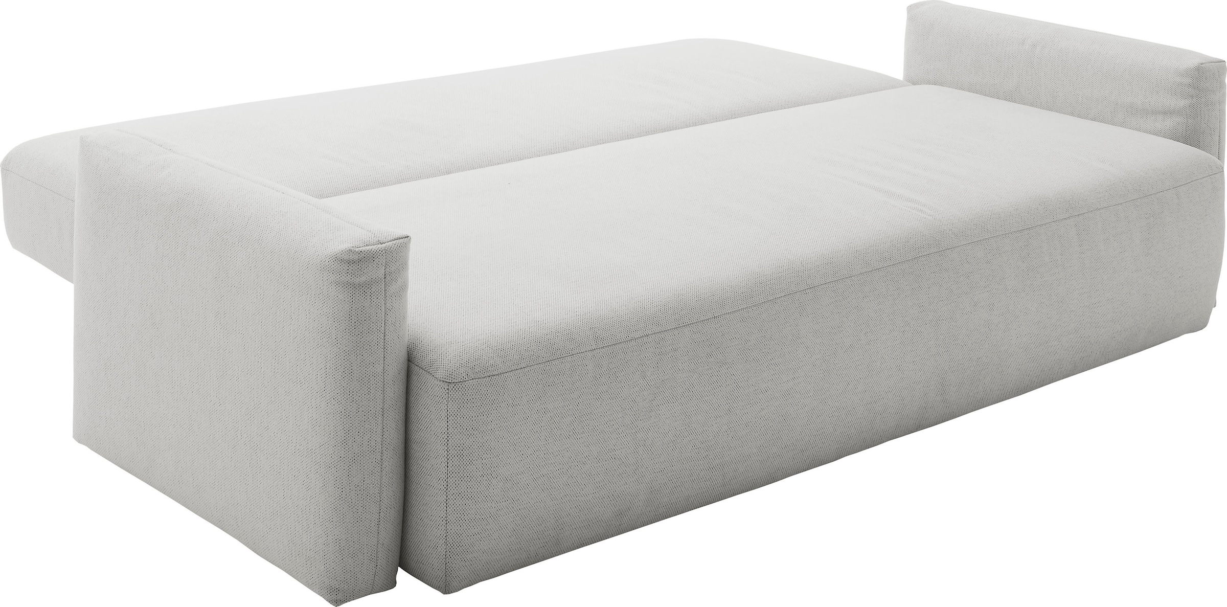 INOSIGN Schlafsofa »Donka Dauerschläfer-geeignet, belastbar bis 270 kg, incl. Bettlkasten«, mit Armlehnen, Breite 232 cm, auch in Cord, Tonnentaschen-Federkern