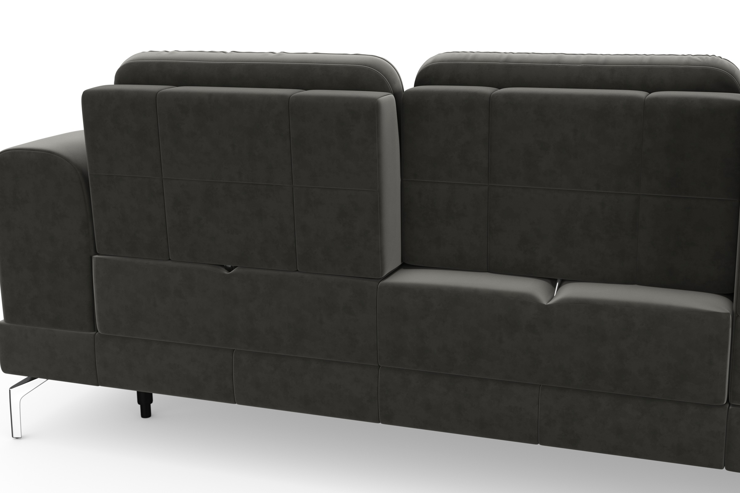 sit&more Ecksofa »Bendigo L-Form«, inklusive Sitztiefenverstellung, Bodenfreiheit 15 cm, 2 Fußfarben