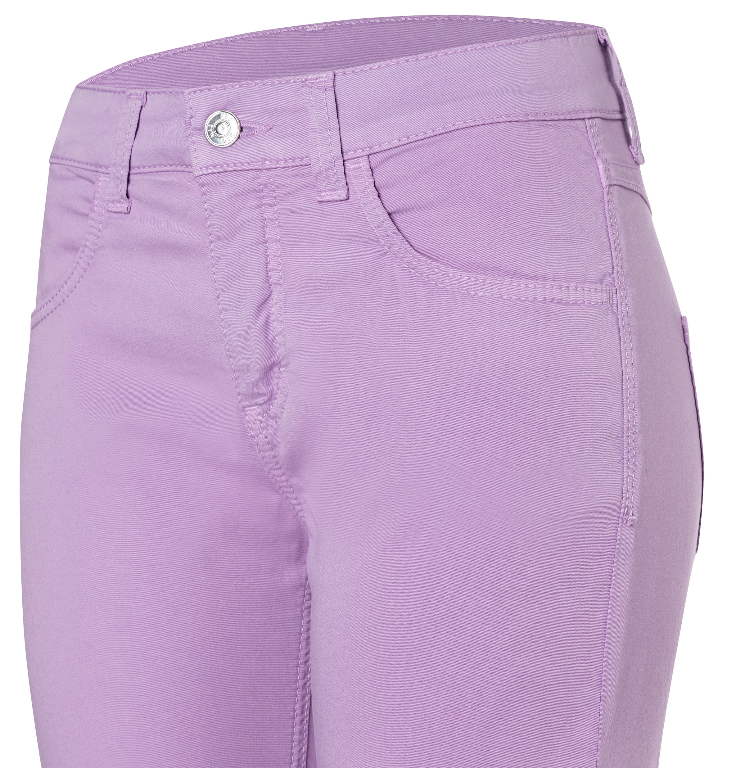 MAC Caprihose »Capri-Summer-Clean«, Kniebedeckend mit kleinem Schlitz am Saum