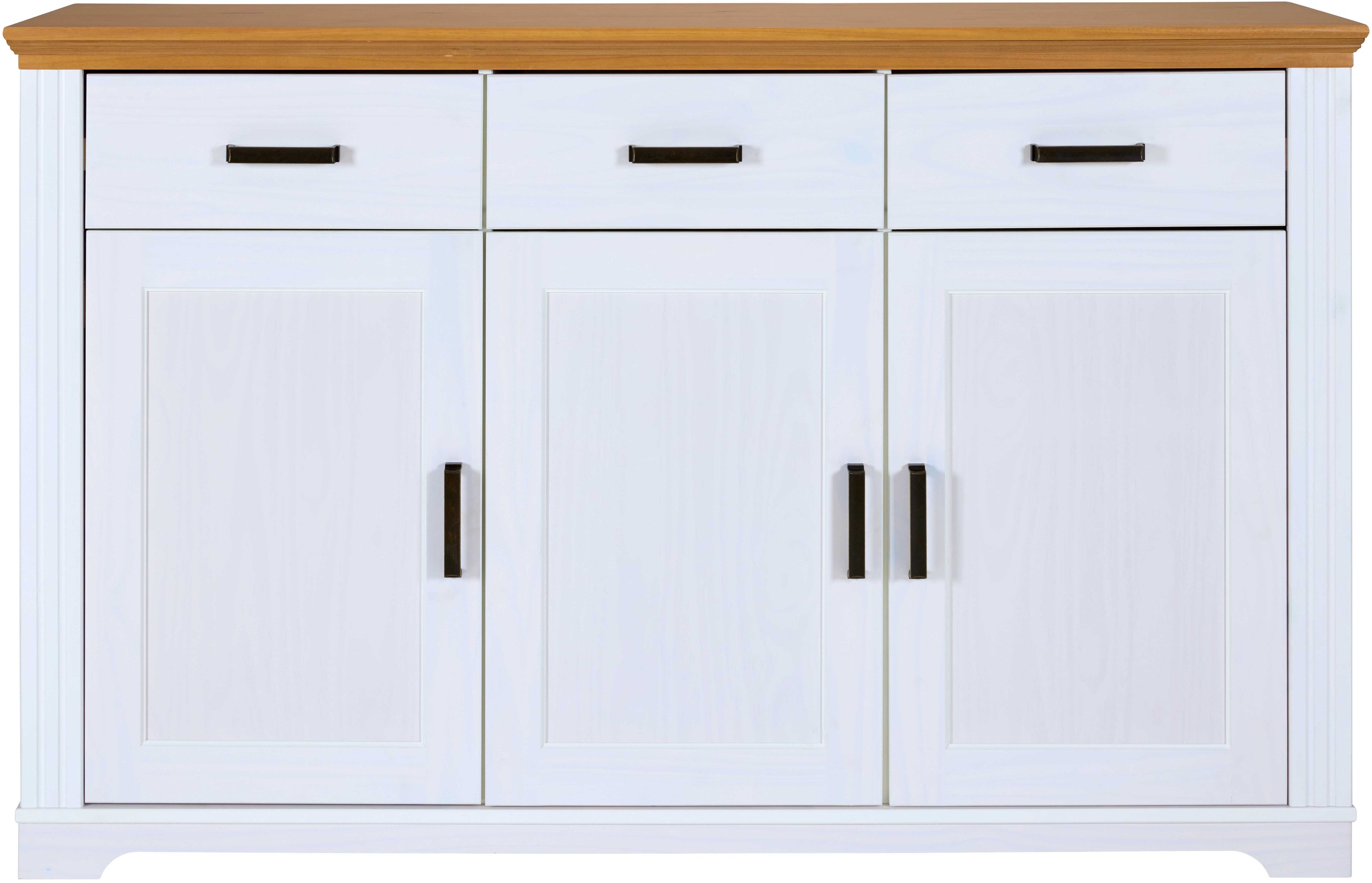 Inter Link Sideboard »Sideboard Maluno« 1 Stk. tlg. Kiefer Massiv, Soft-Close, Stauraum, BxTxH: ca. 166,4 x 48,3 x 104 cm