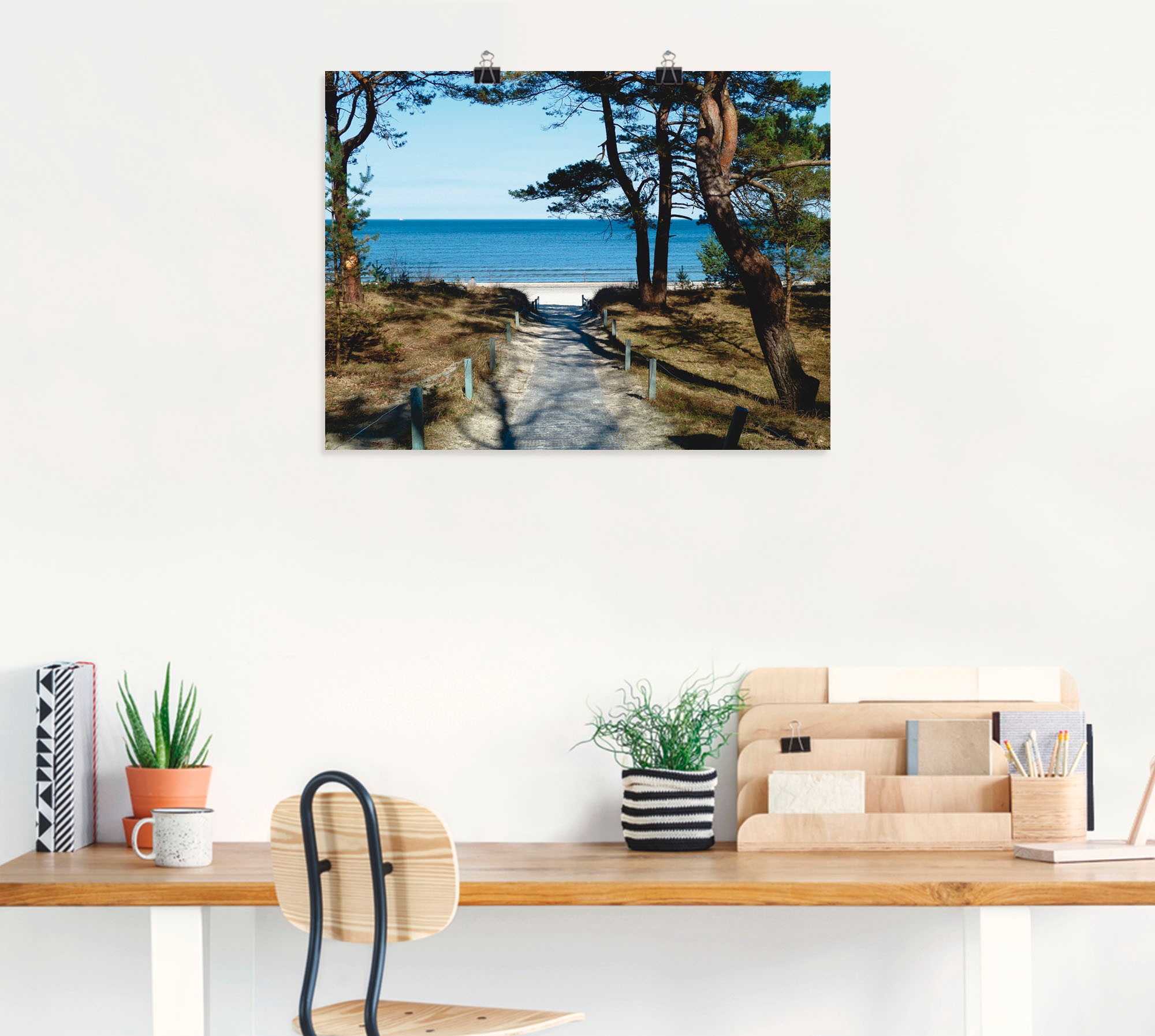 Artland Wandbild »schöne Ostseeküste«, Gewässer, (1 St.), als Leinwandbild, Poster in verschied. Größen