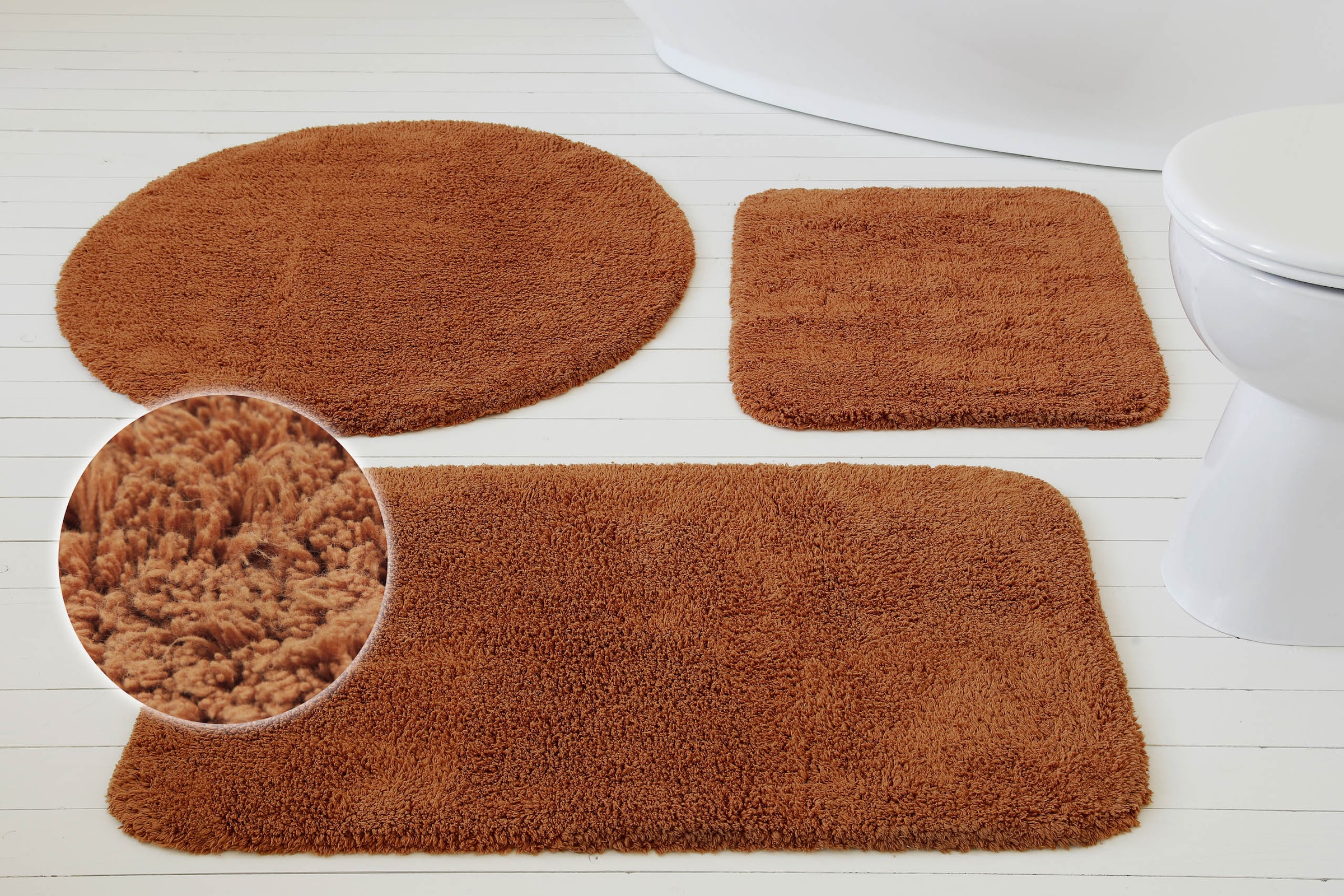 my home Badematte »Kian«, fußbodenheizungsgeeignet, Badvorleger, Badteppich günstig online kaufen